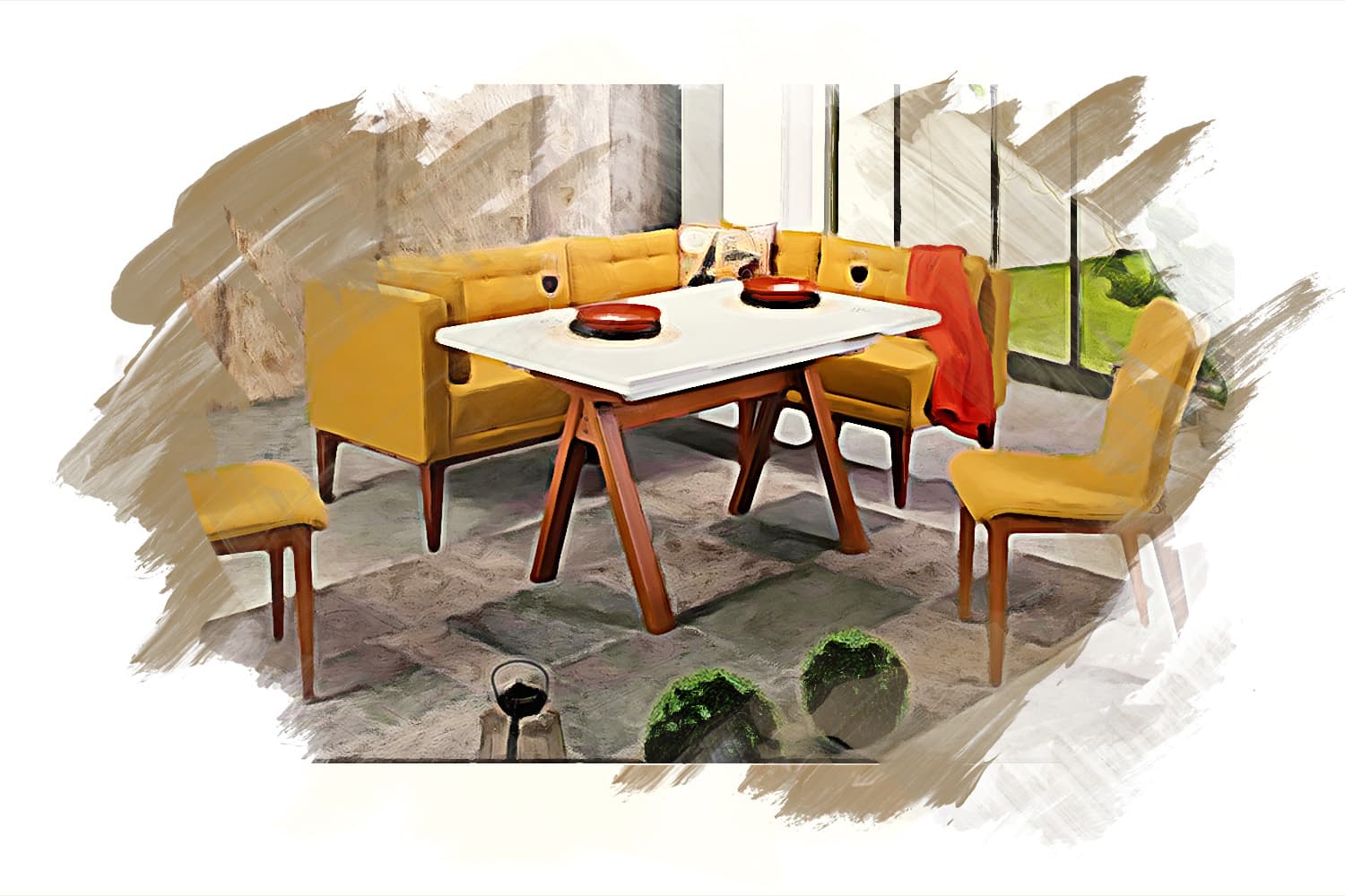 Mutfak Köşe Takımı - Evtalya Mobilya