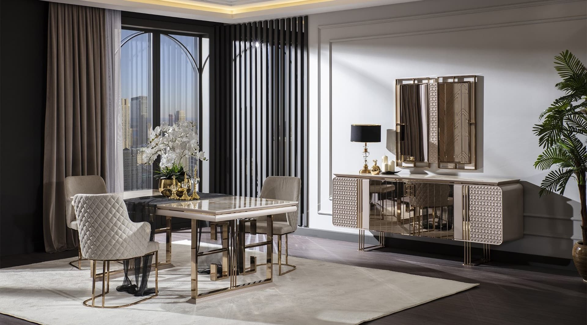 Almira Modern Yemek Odası Takımı