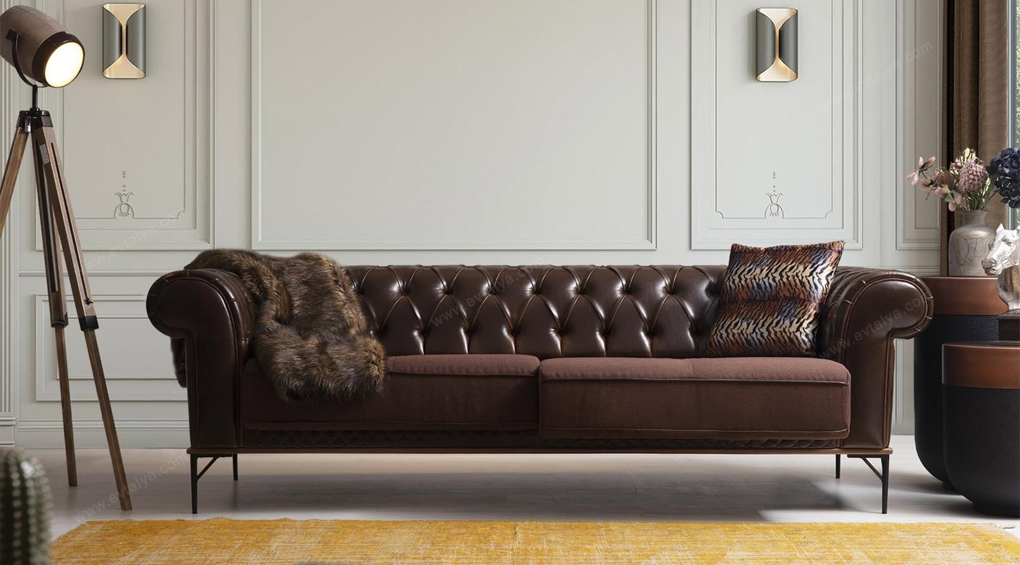 Balat Chester Üçlü Koltuk 1