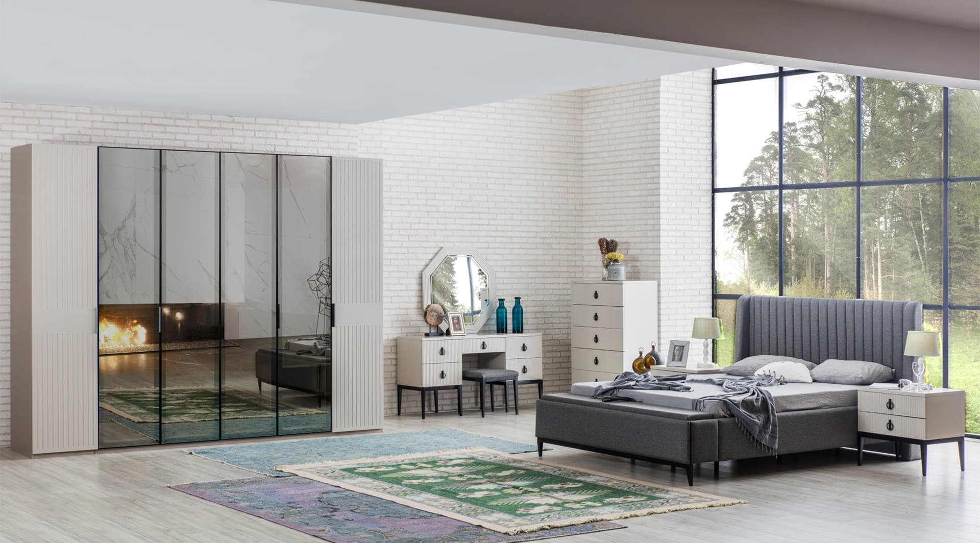 Defne Reflekt Yatak Odası Takımı  Takımı