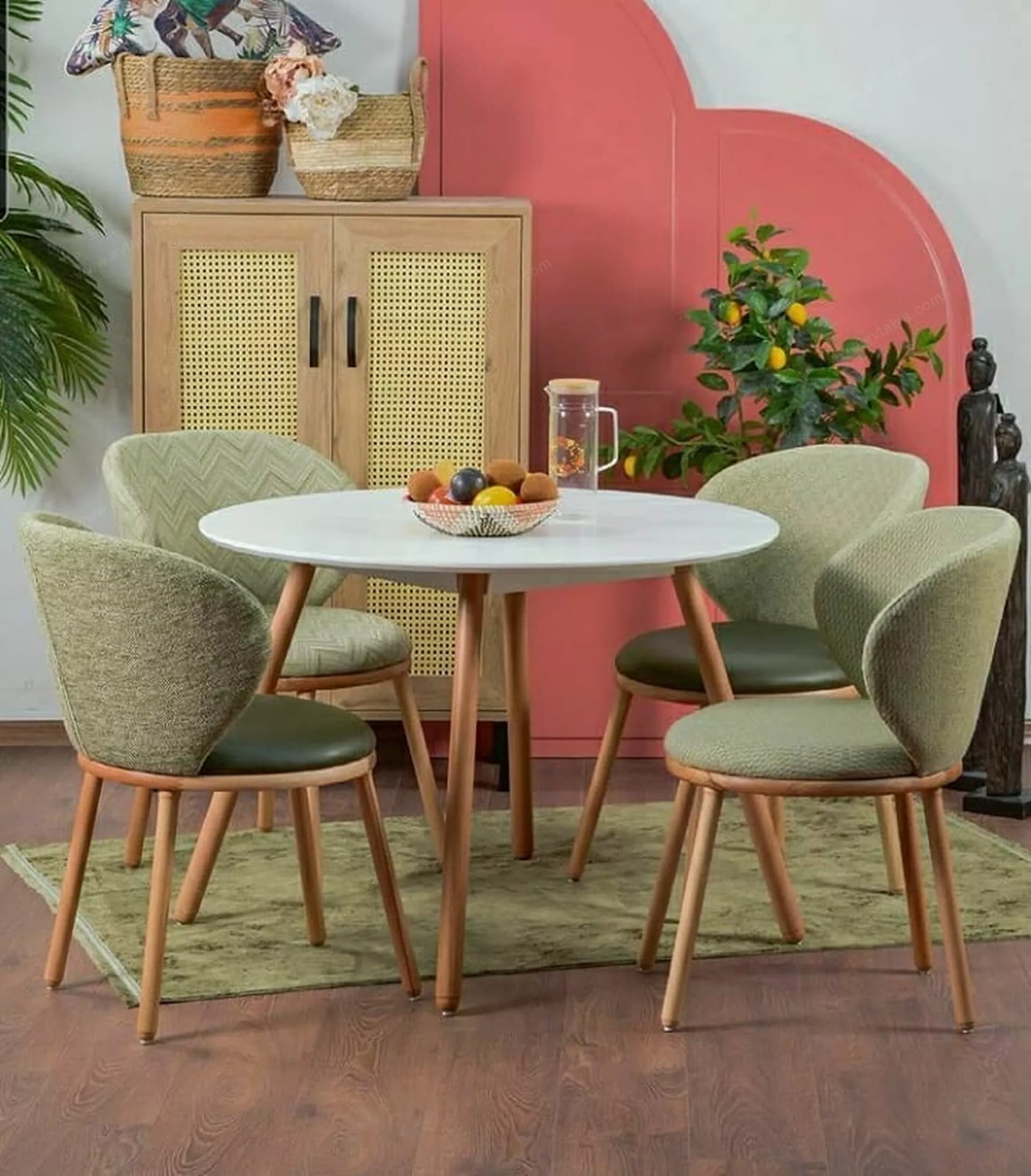 Dominik Siyah Beyaz Masa - Image 3