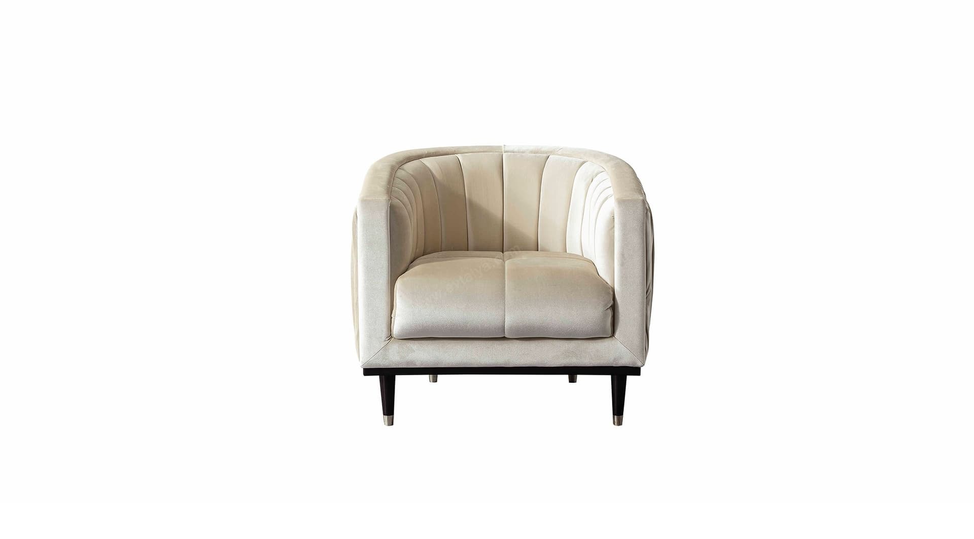 Elegante Beyaz Modern Koltuk Takımı - Image 11