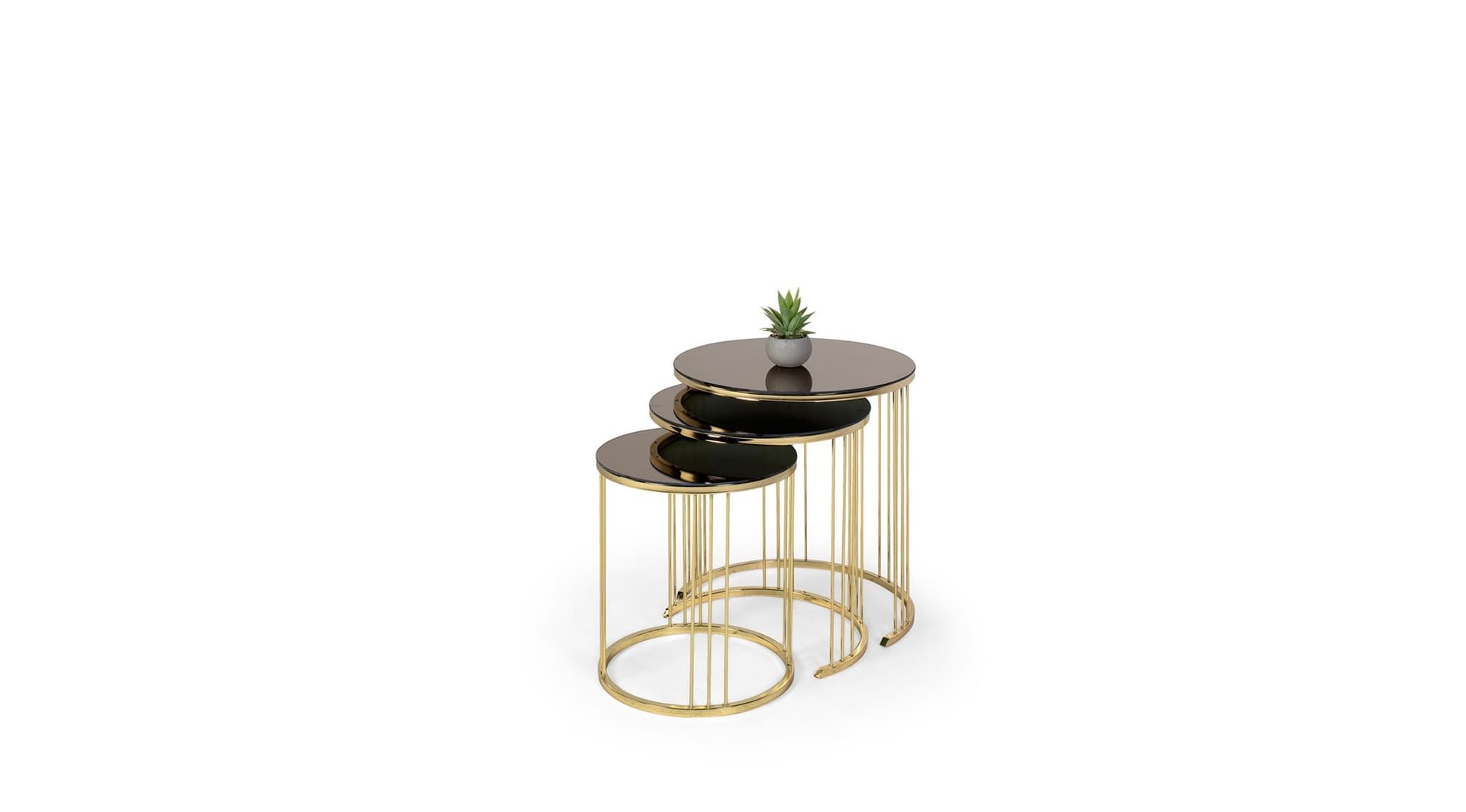 Gezegen Gold Zigon Sehpa