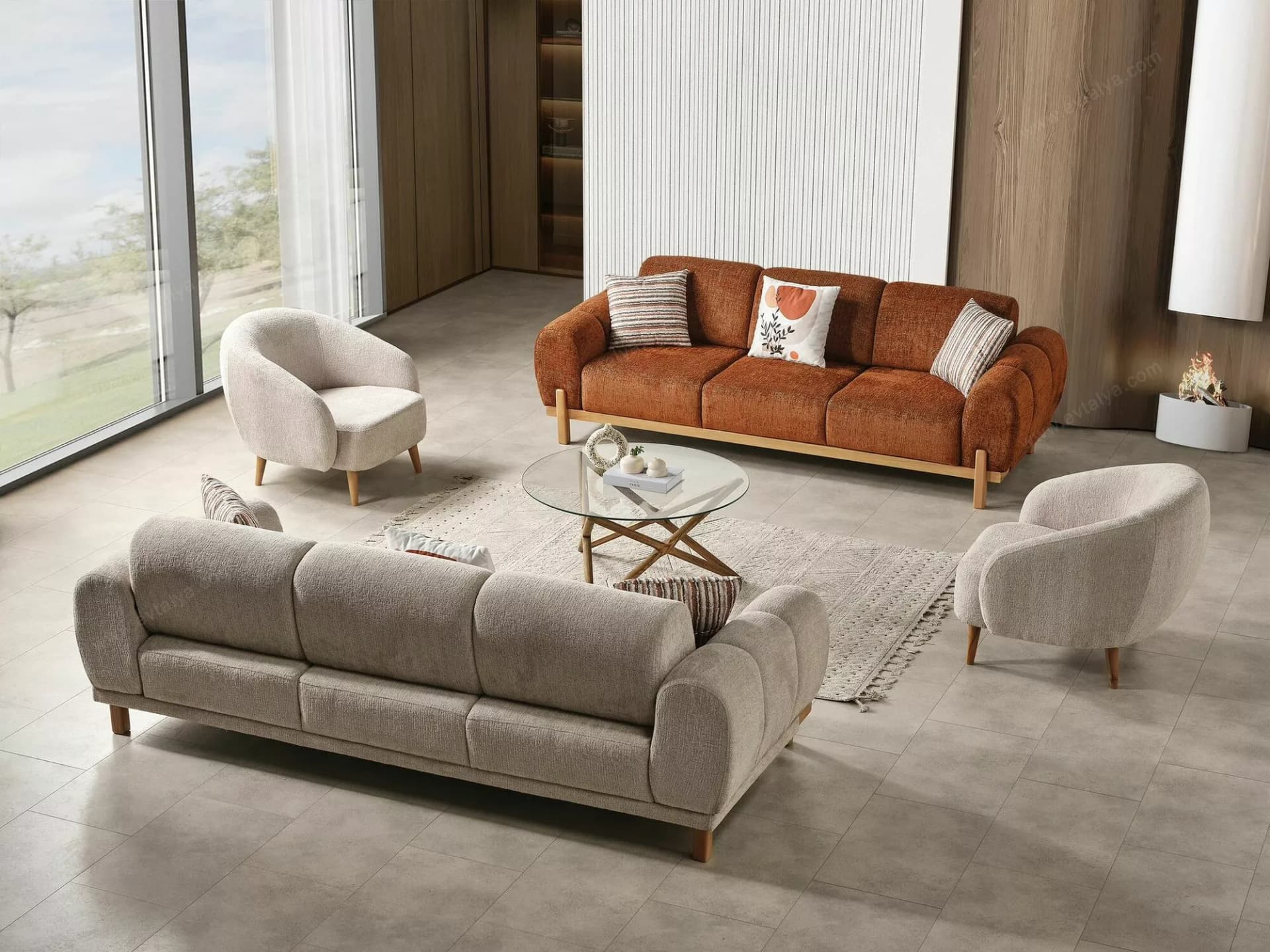 Golf Bohem Koltuk Takımı 2