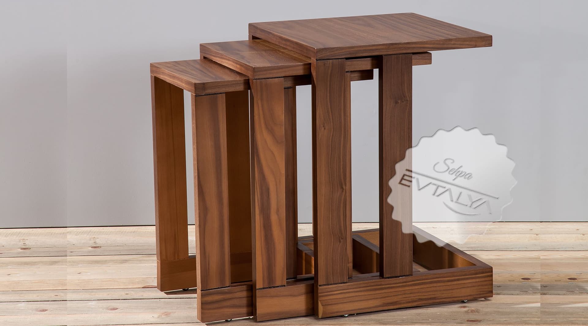 Hayal Ahşap Zigon Sehpa