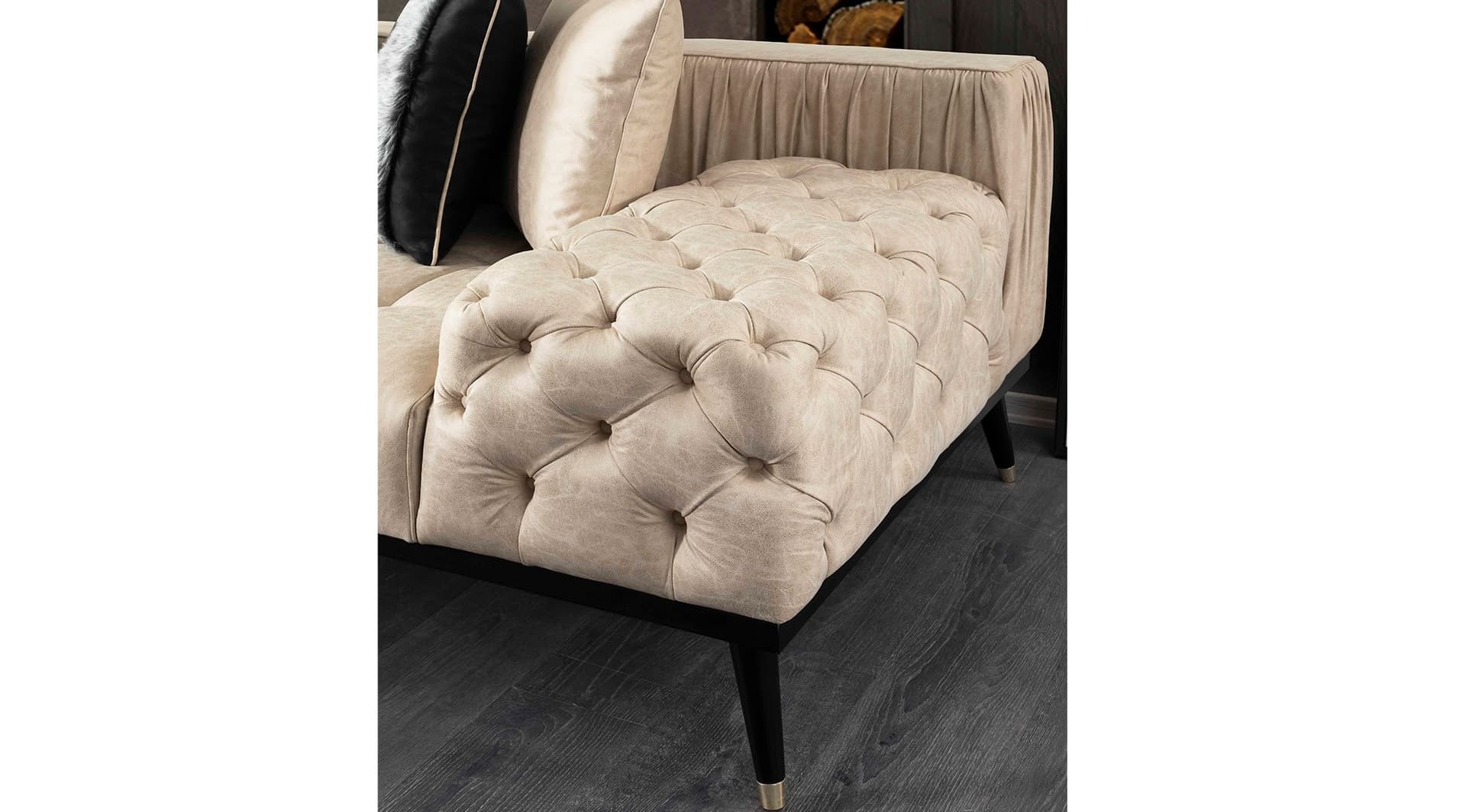 Hummer Krem Modern Koltuk Takımı - Image 8