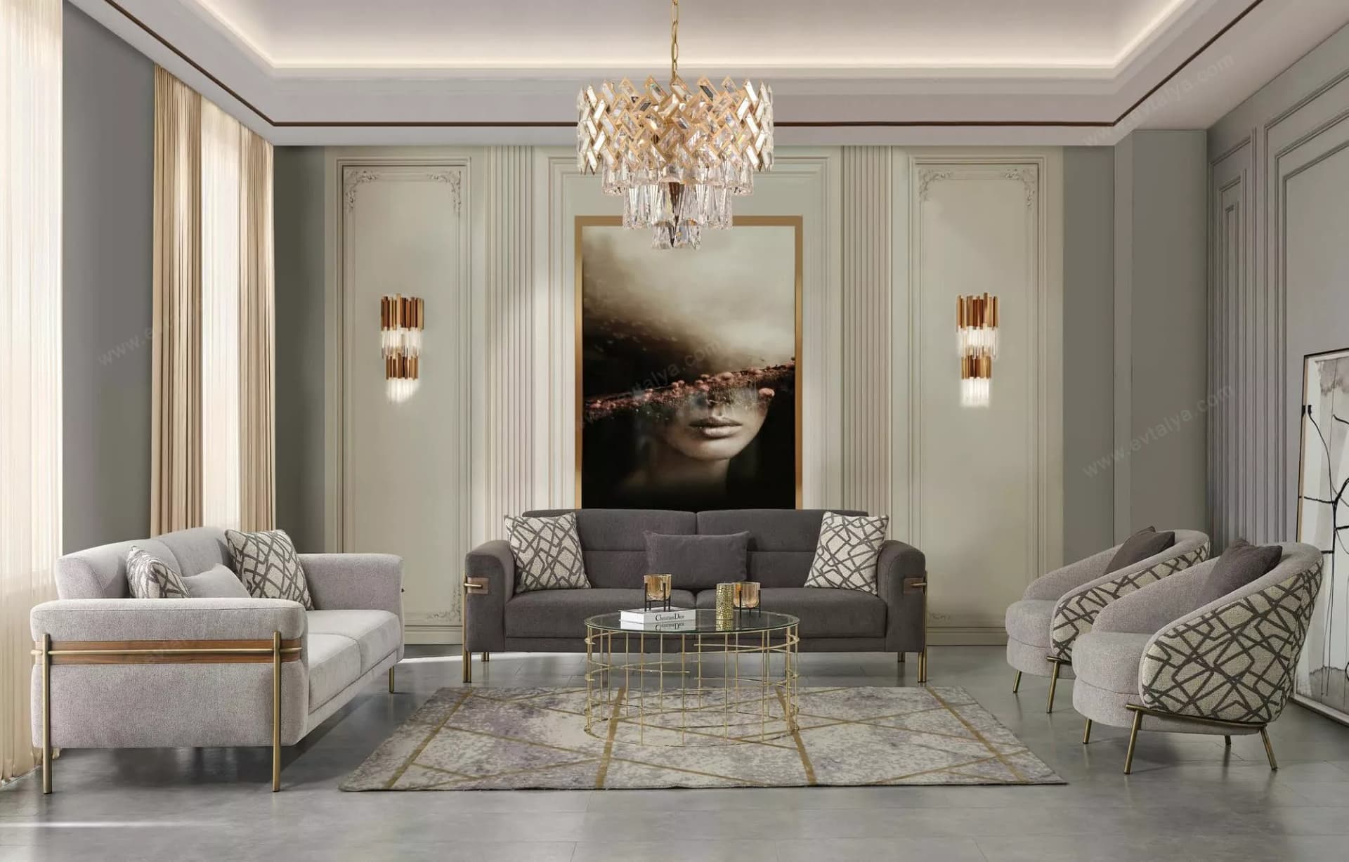 İnci Gold Koltuk Takımı - Image 4