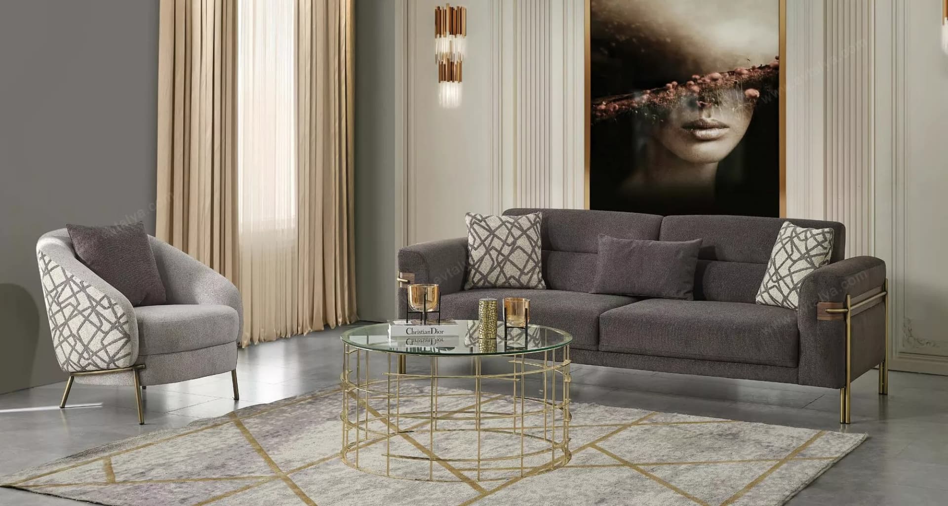 İnci Gold Koltuk Takımı - Image 6