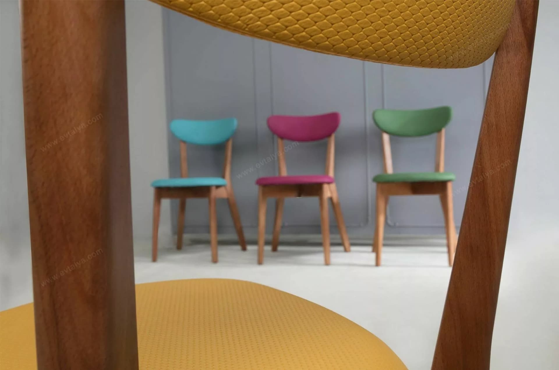 Miami Bohem Ahşap Sandalye 5