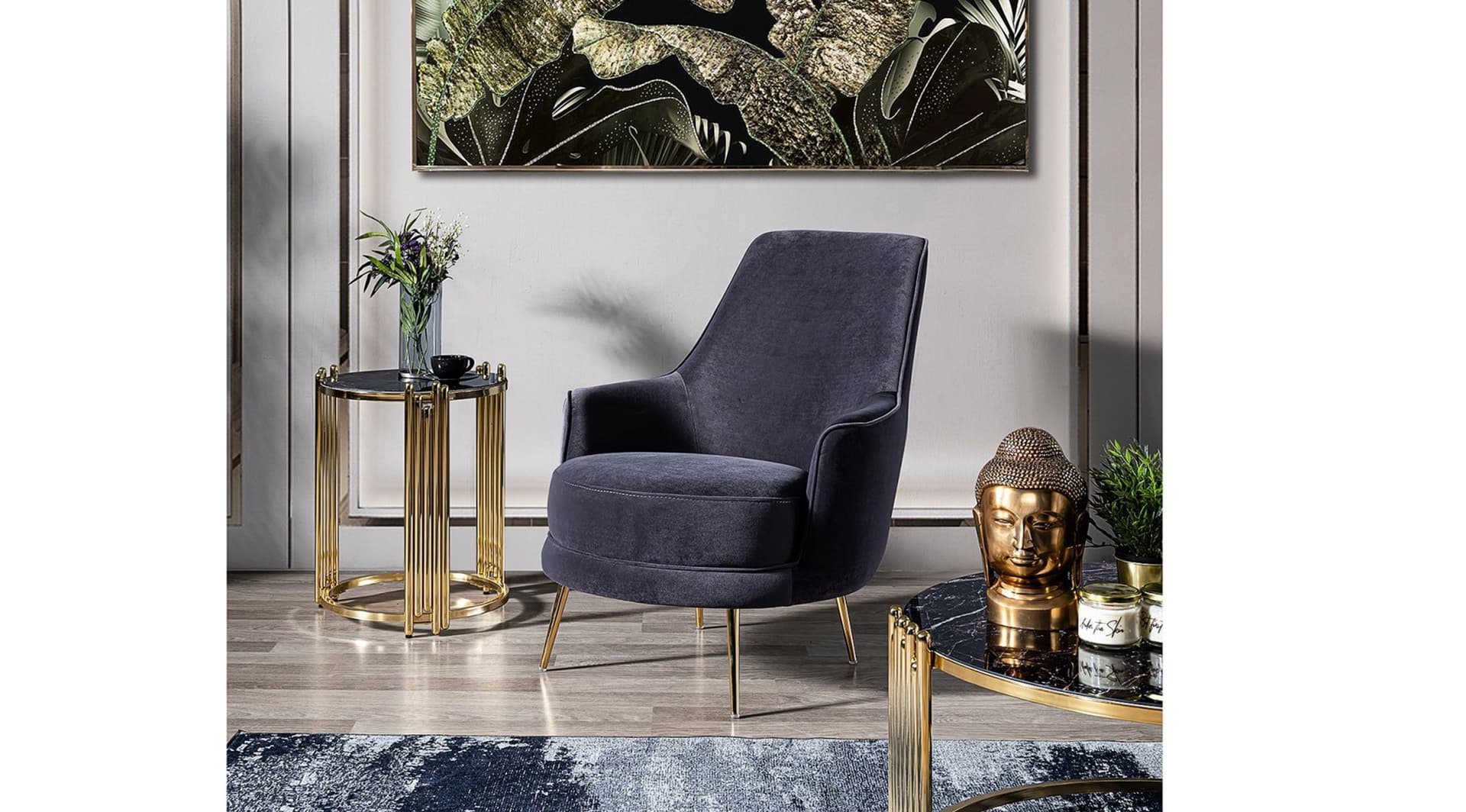 Palazzo Lüks Modern Koltuk Takımı 5