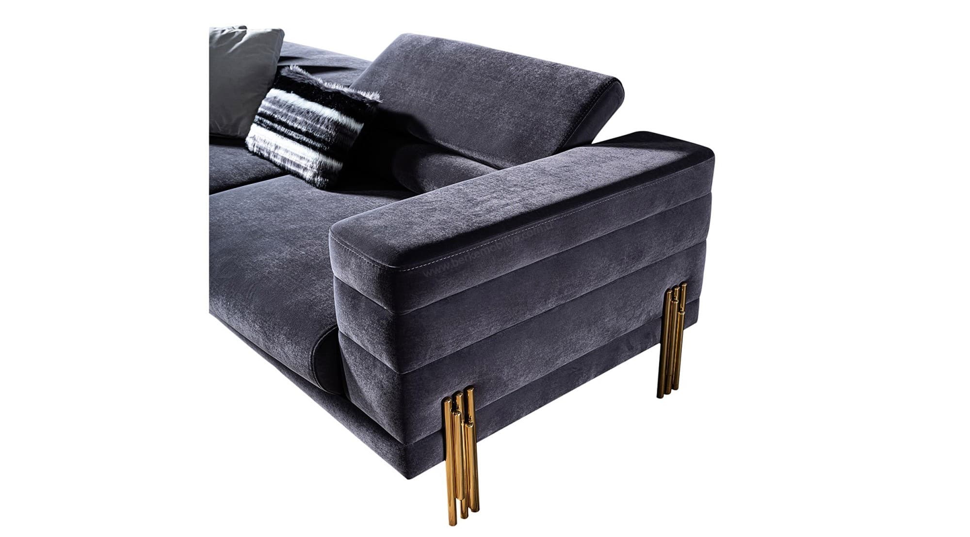 Palazzo Lüks Modern Üçlü Koltuk 5