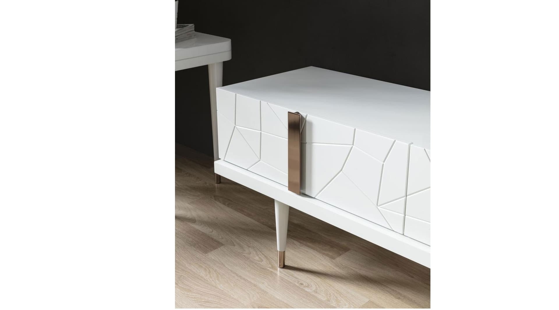 Petra Lake Beyaz Modern Tv Ünitesi 5