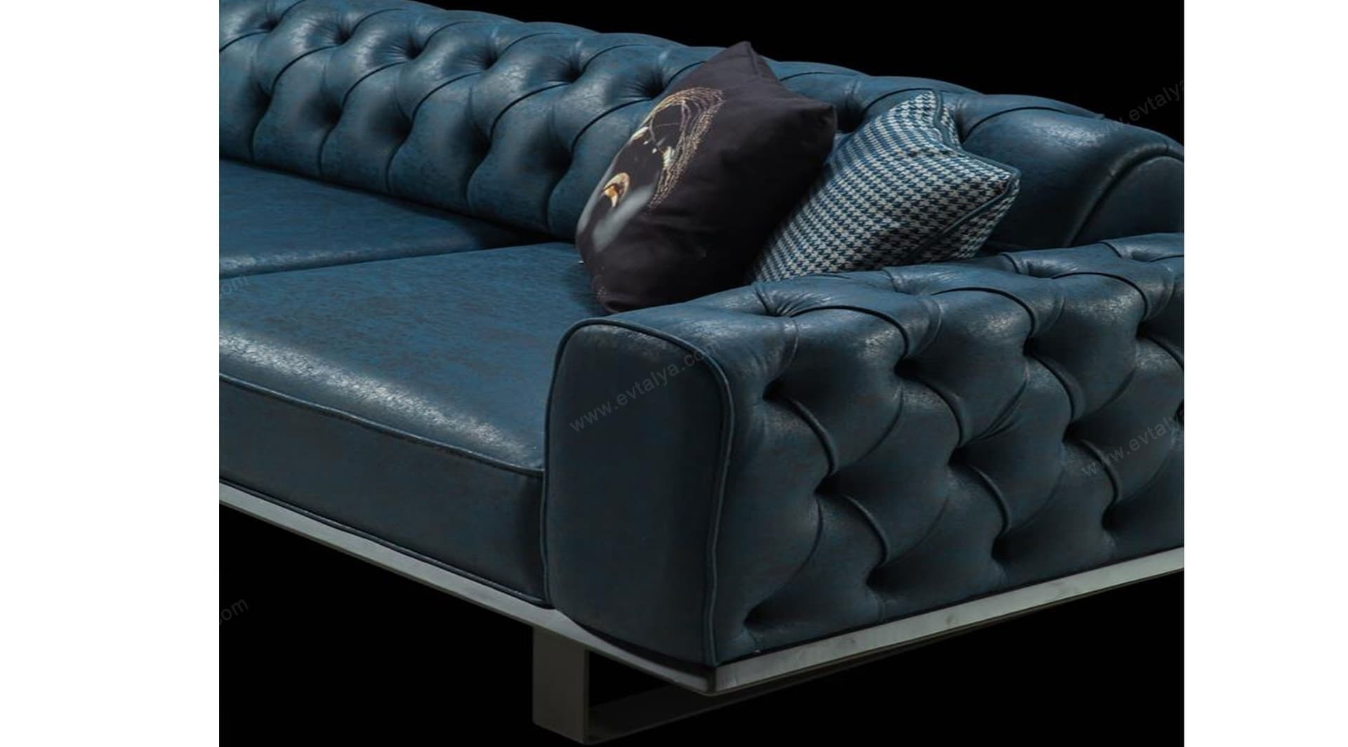 Rio Mavi Chester Chester Köşe Koltuk Takımı - Image 10