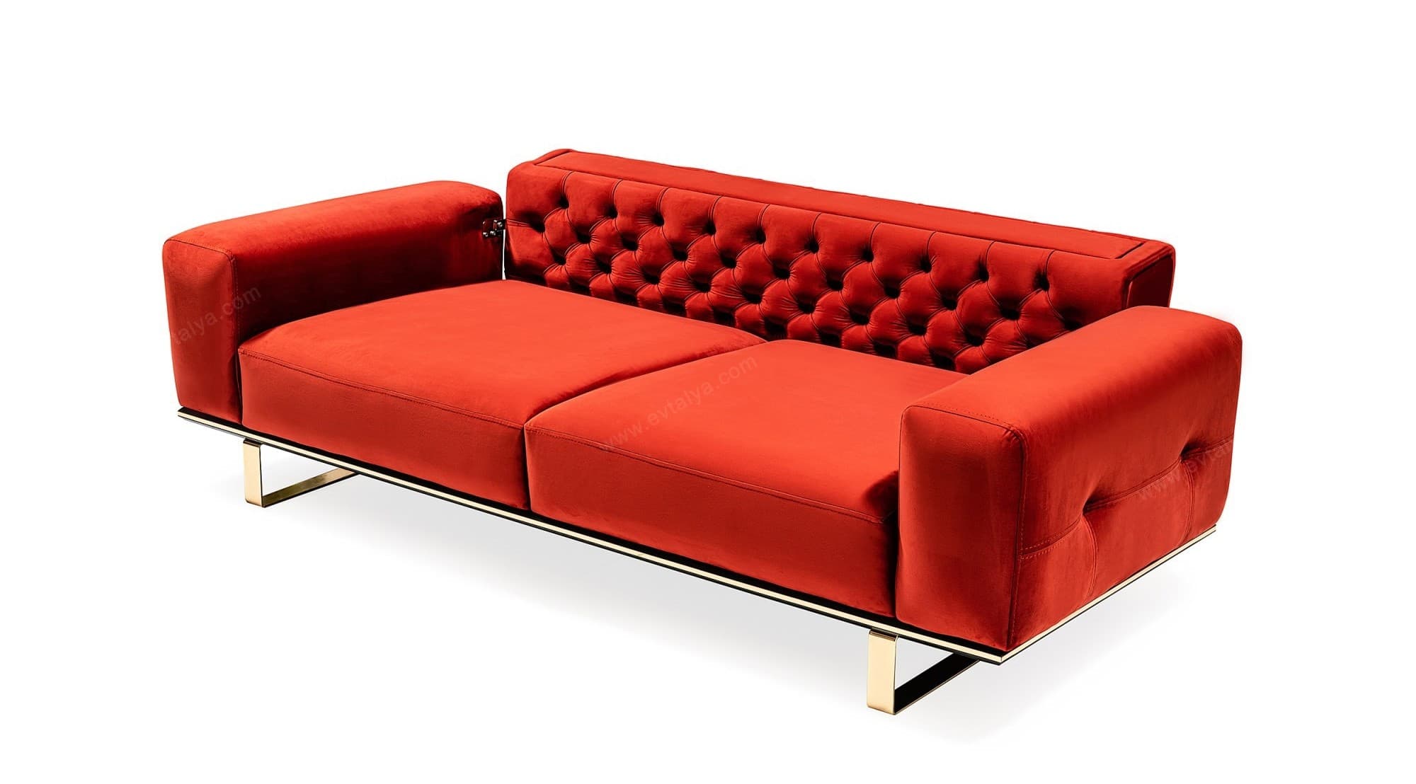 Roma Lüks Chester Üçlü Koltuk