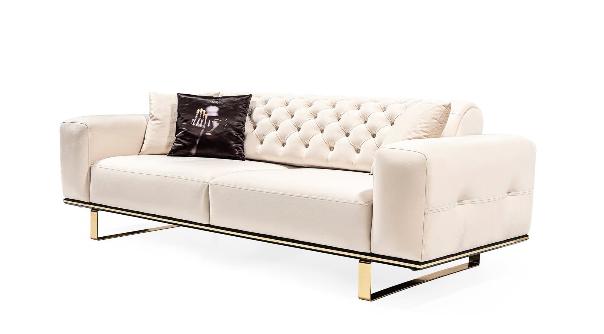 Roma Lüks Chester Üçlü Koltuk 2