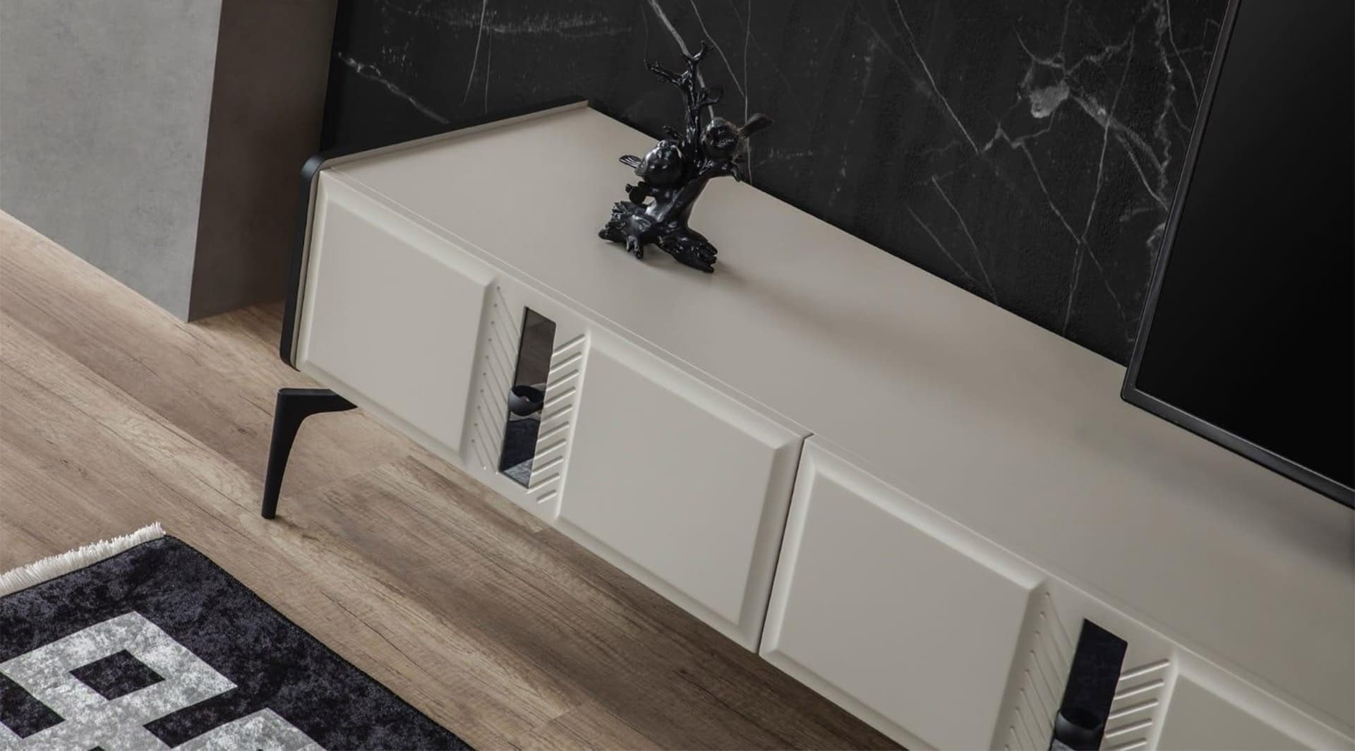 Versace Modern Beyaz Tv Ünitesi 3