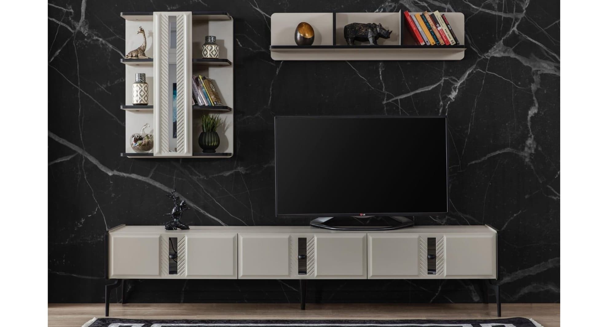 Versace Modern Beyaz Tv Ünitesi 1