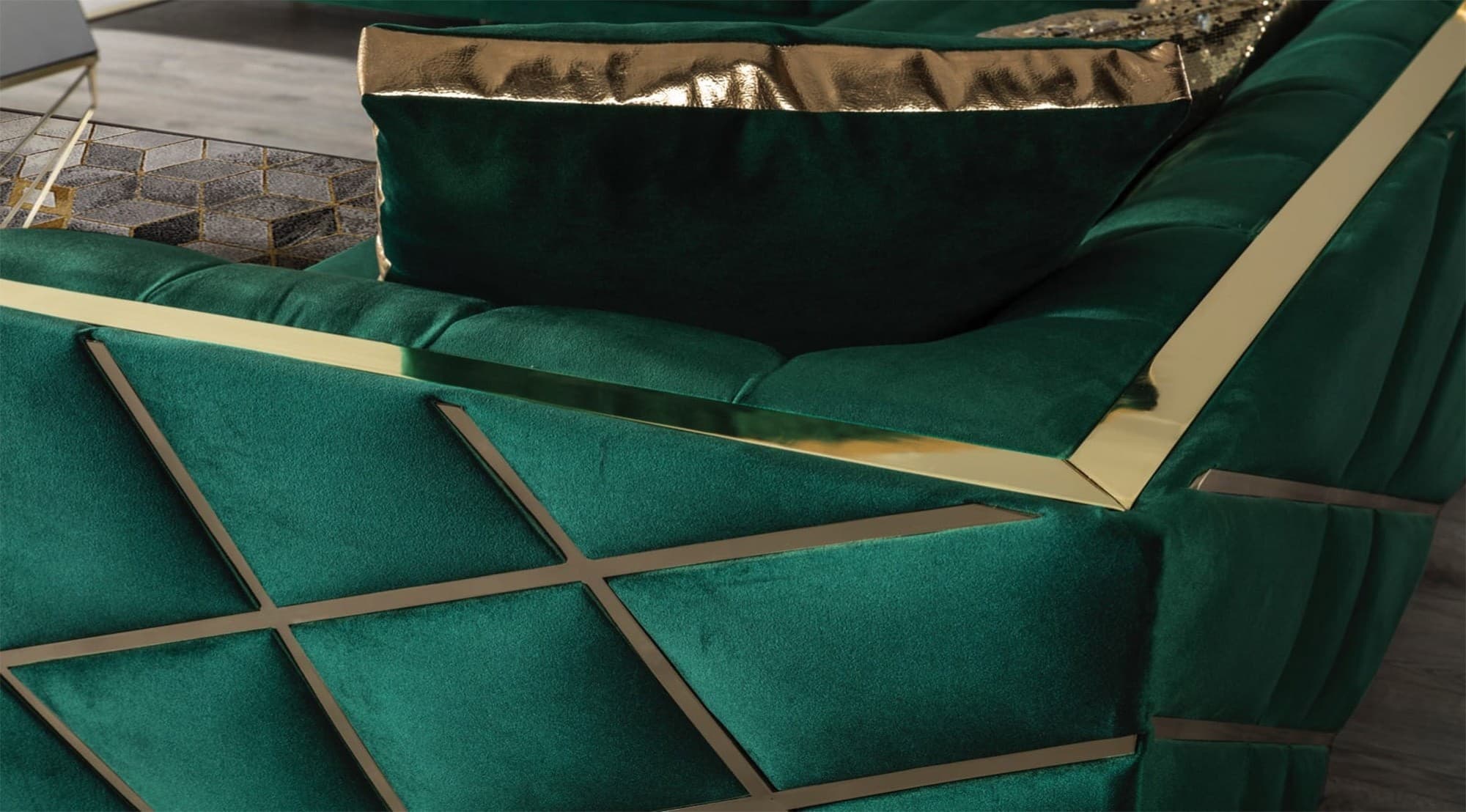 Vizyon Üçlü Koltuk (Metalli) 2