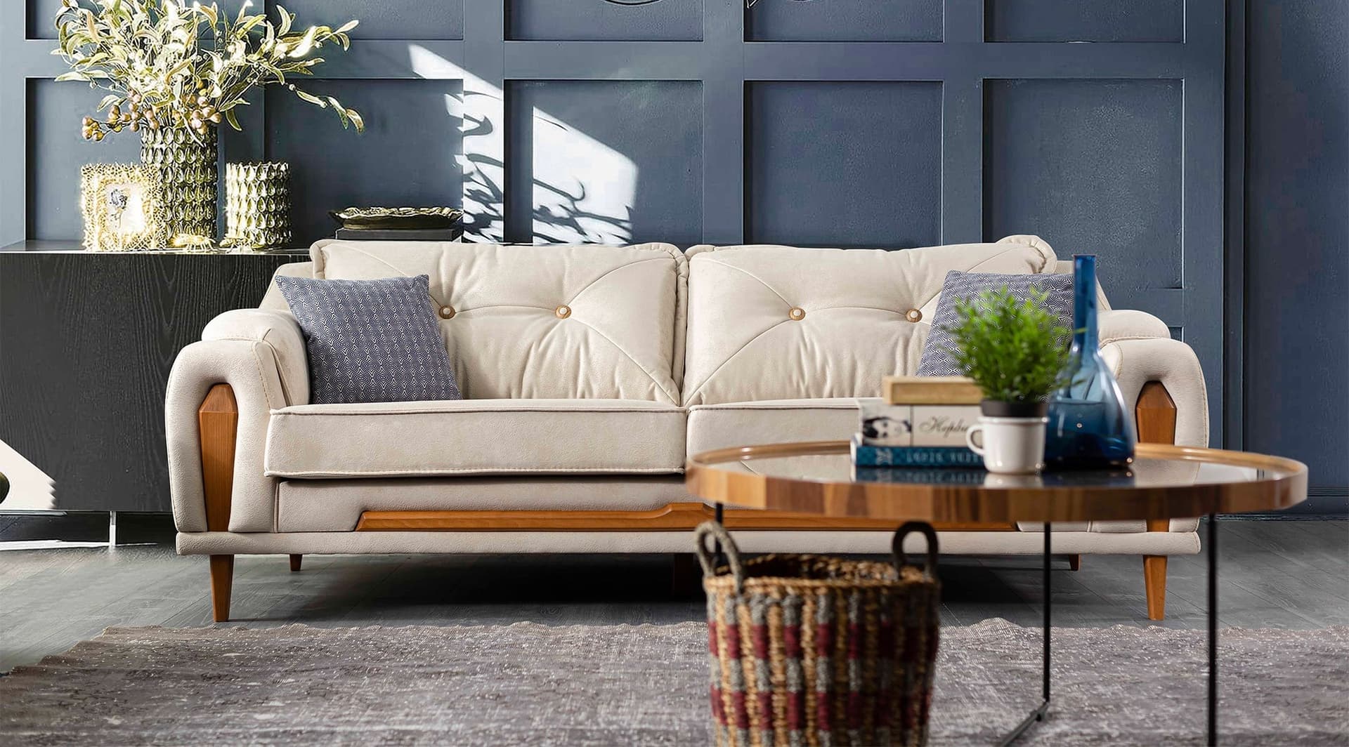 Volvo Mavi Modern Koltuk Takımı - Image 11