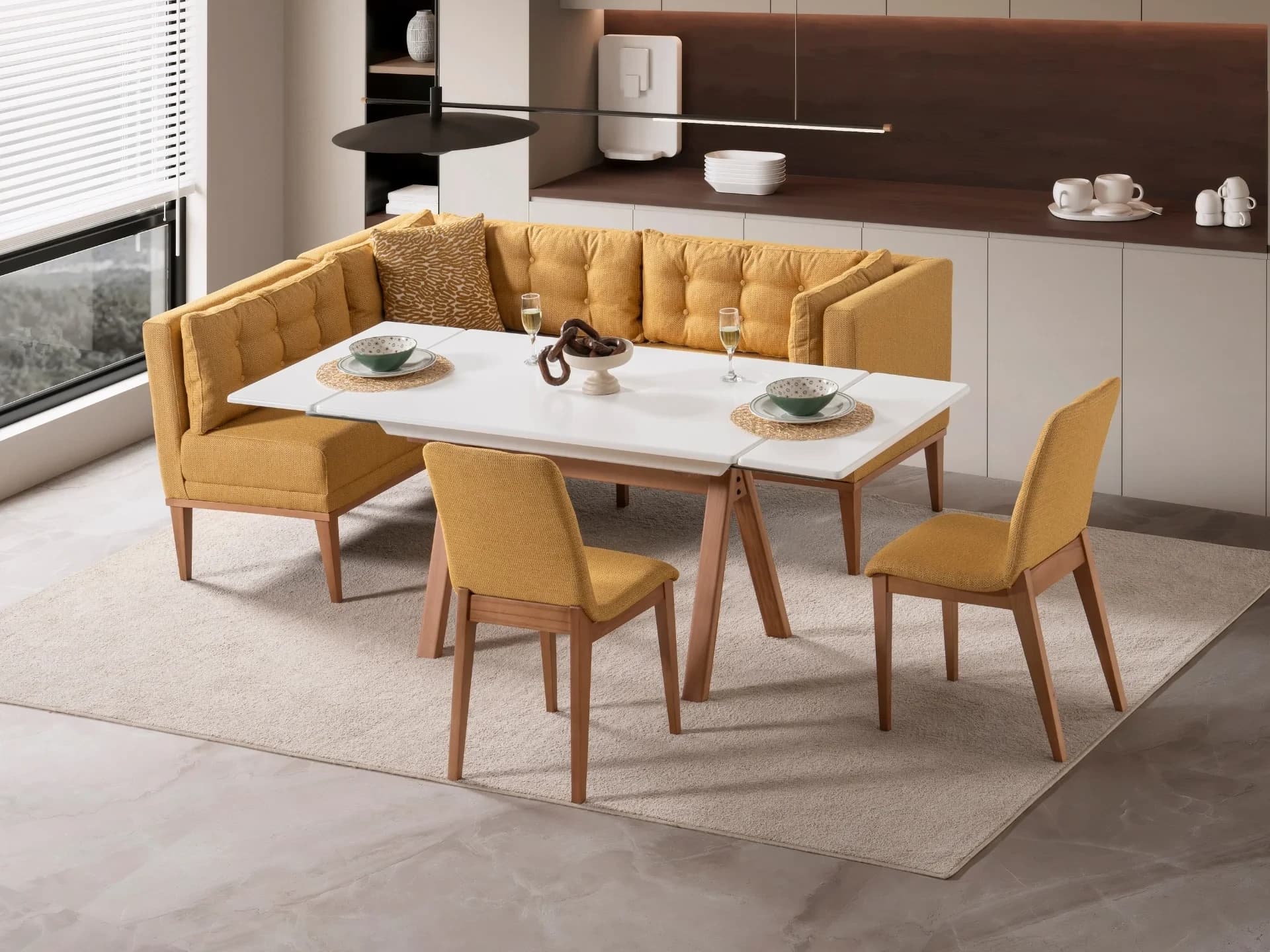 Rio Ekbank L Mutfak Köşe Takımı 3