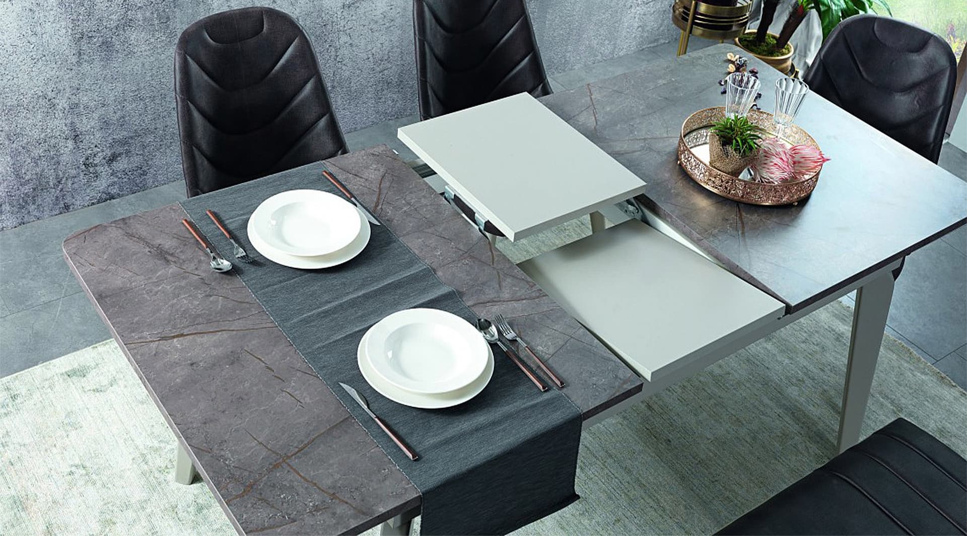 Aden Luxury Yemek Odası Takımı 3