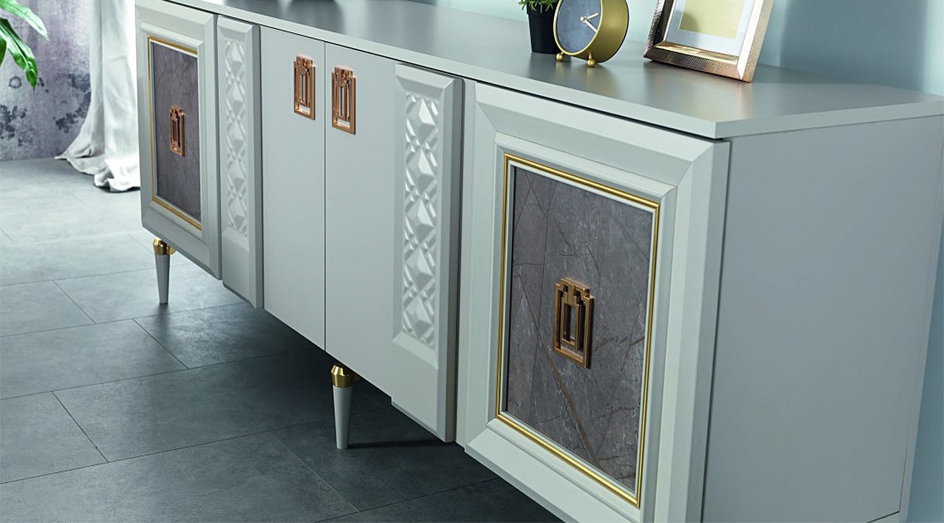 Aden Luxury Yemek Odası Takımı 4