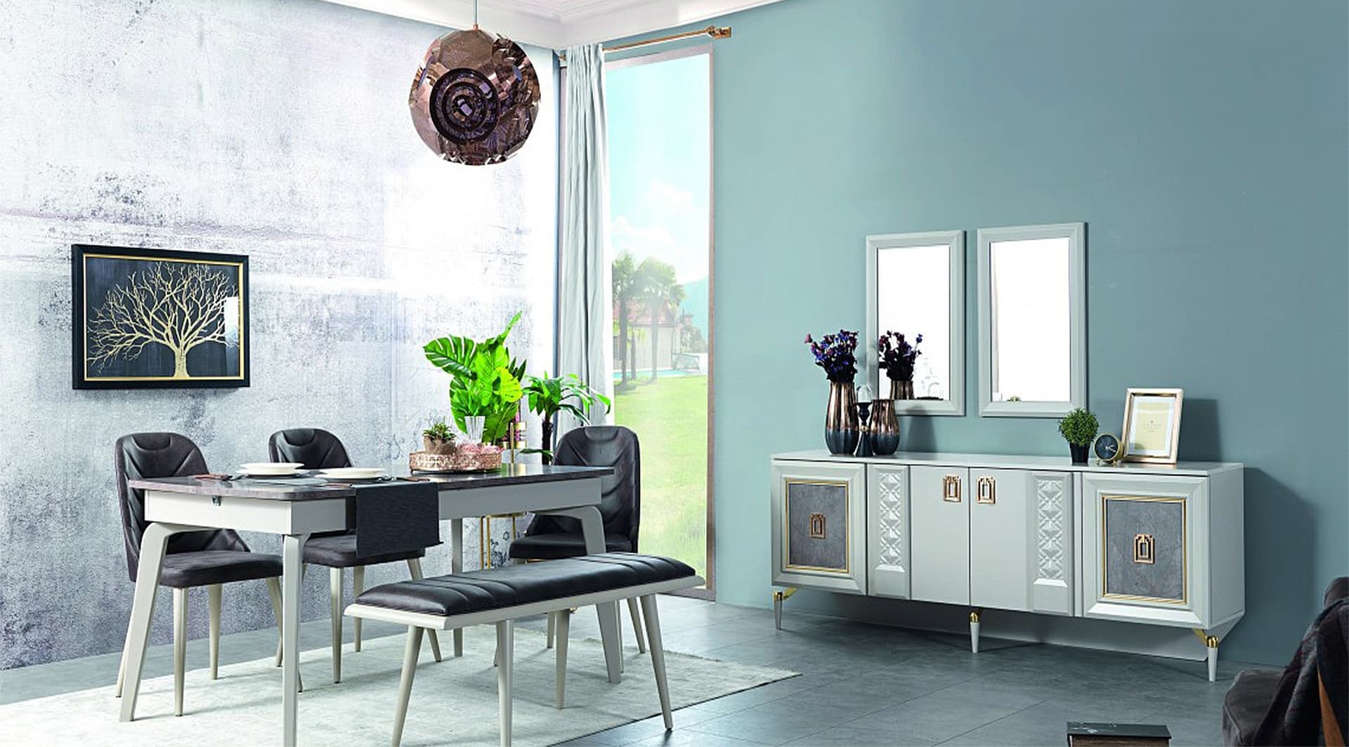 Aden Luxury Yemek Odası Takımı 1