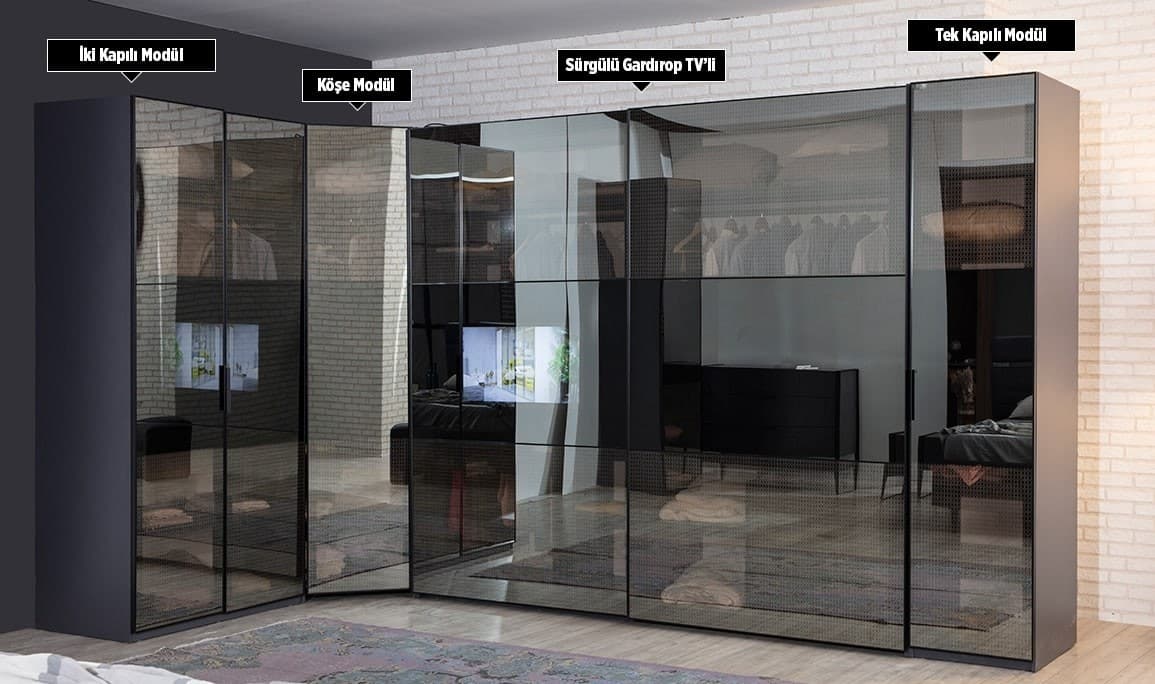 Alaçam Televizyonlu Yatak Odası Takımı - Image 5