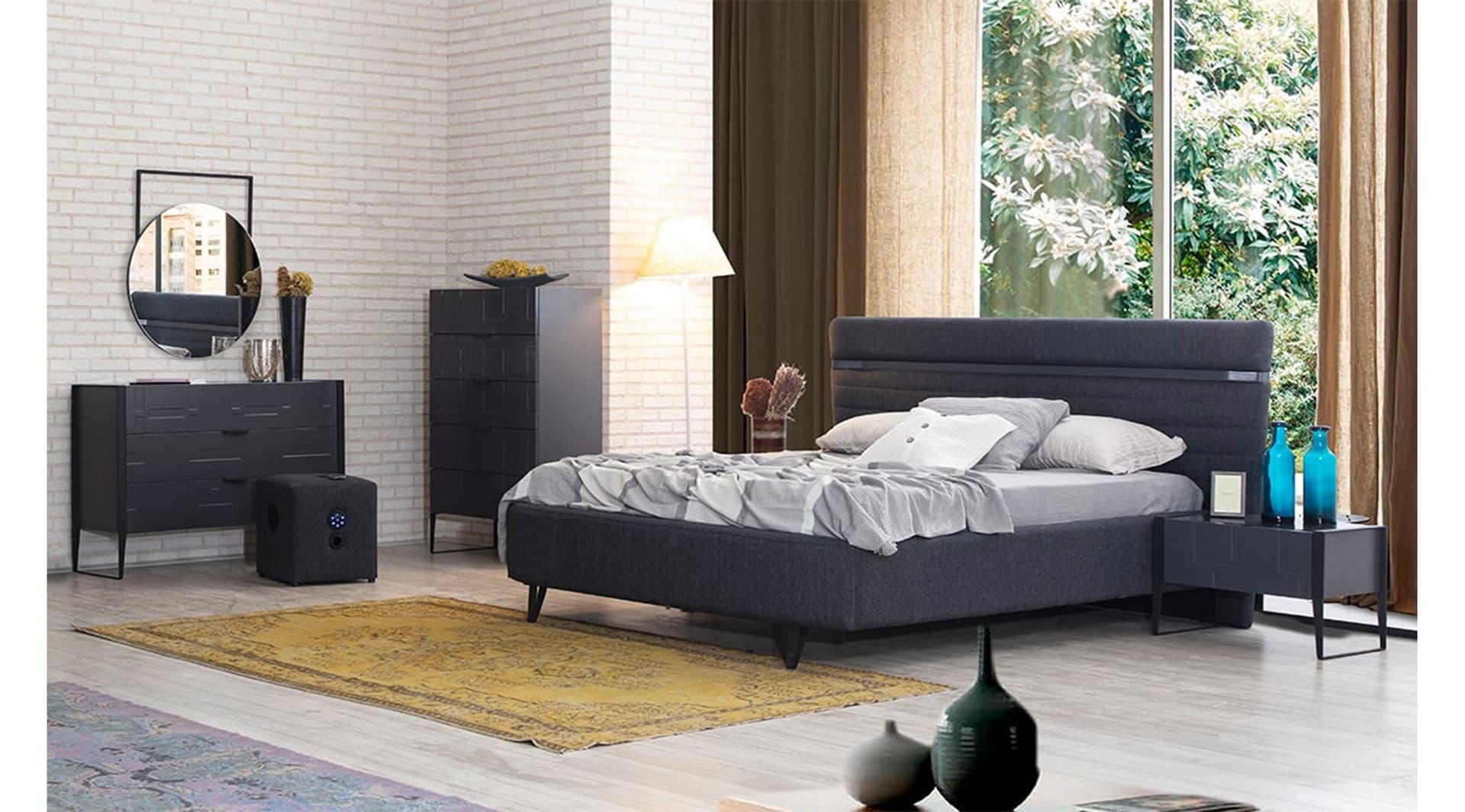 Alaçam Televizyonlu Yatak Odası Takımı - Image 2