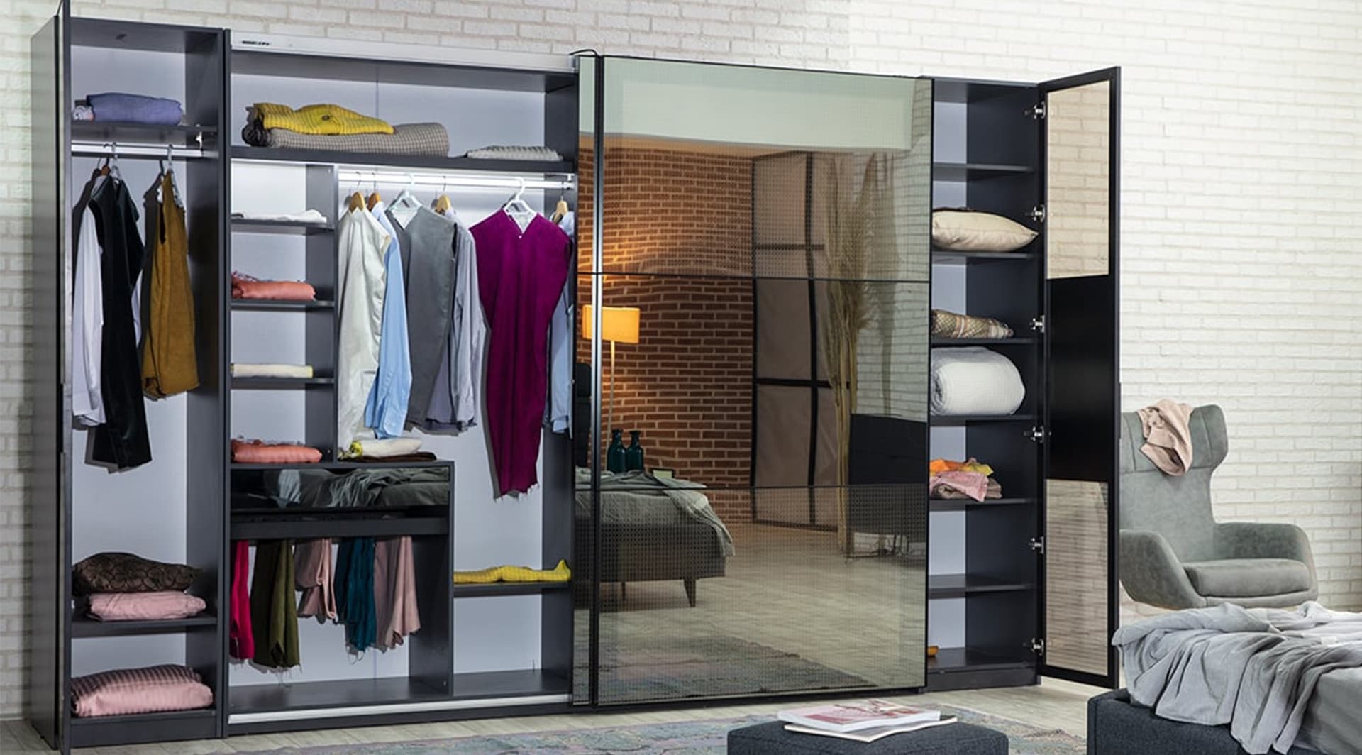 Alaçam Televizyonlu Yatak Odası Takımı - Image 9