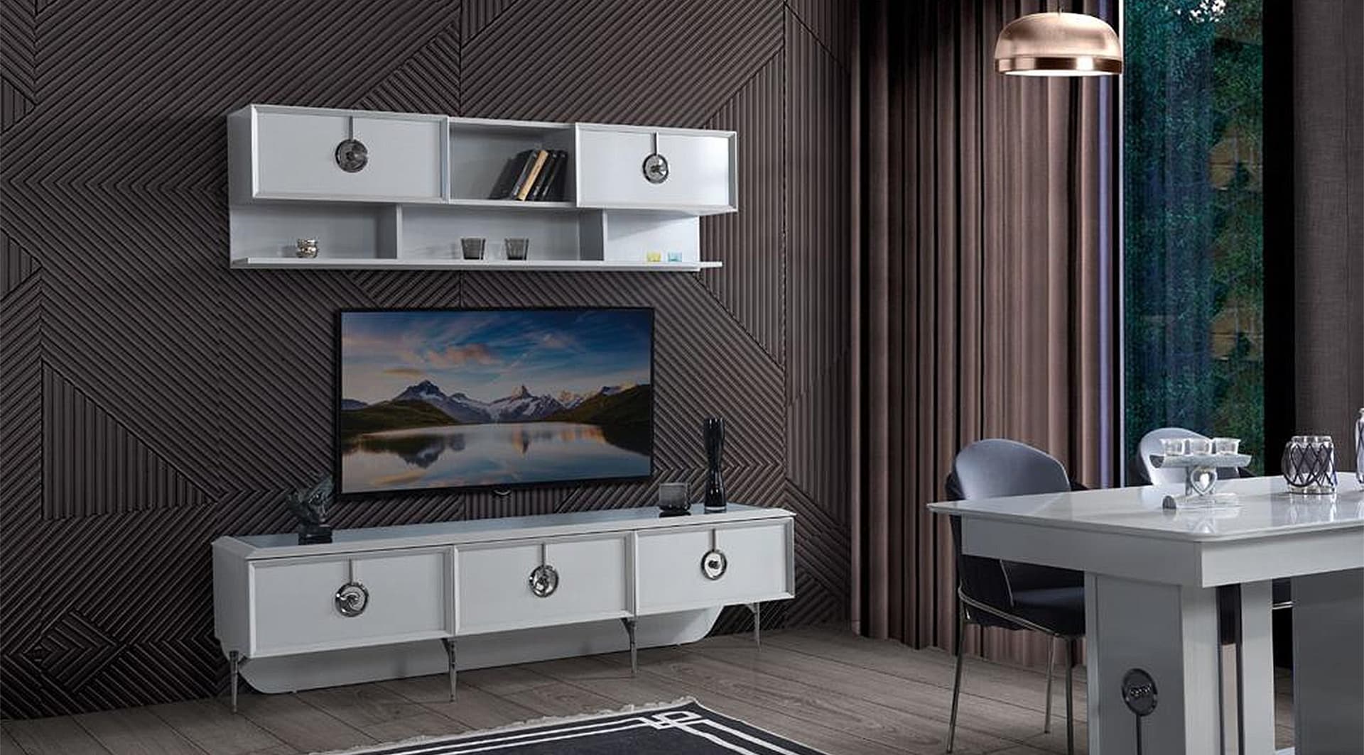 Alfa Modern Gri Tv Ünitesi 2