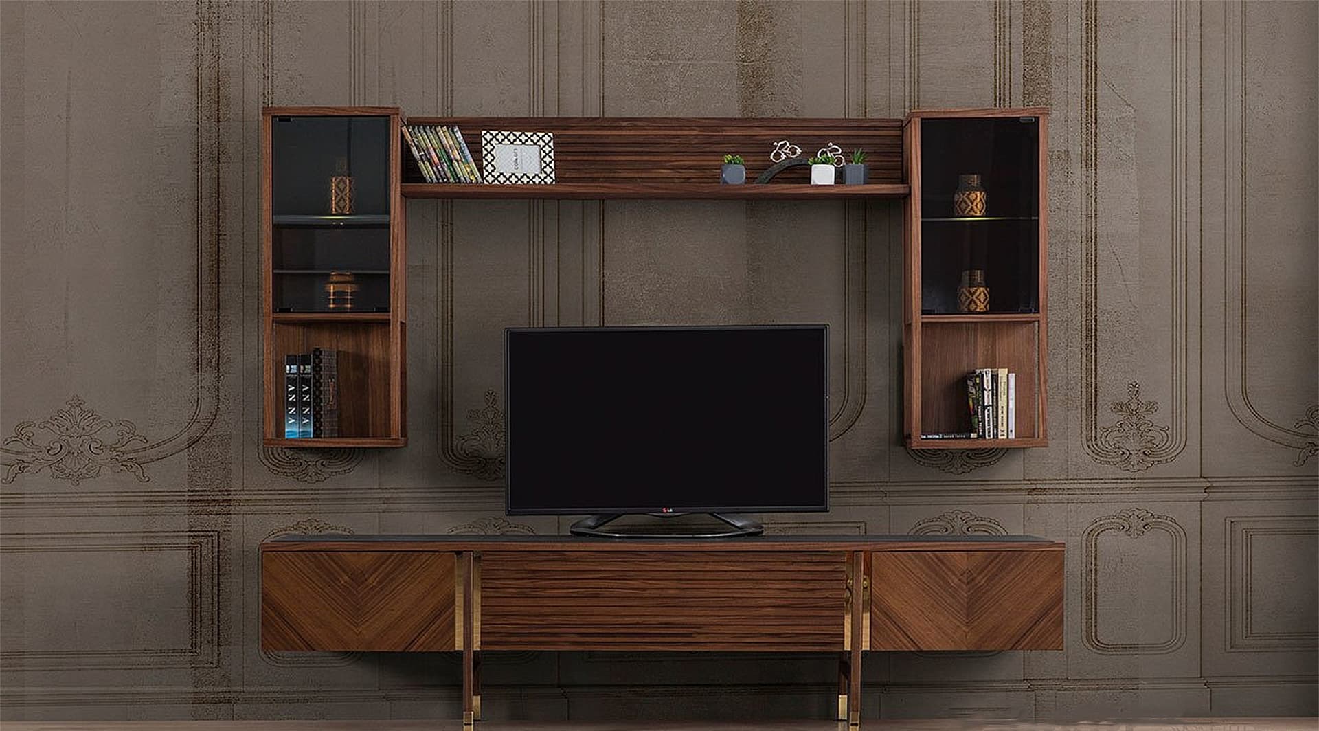 Arista Ceviz Modern Tv Ünitesi 2