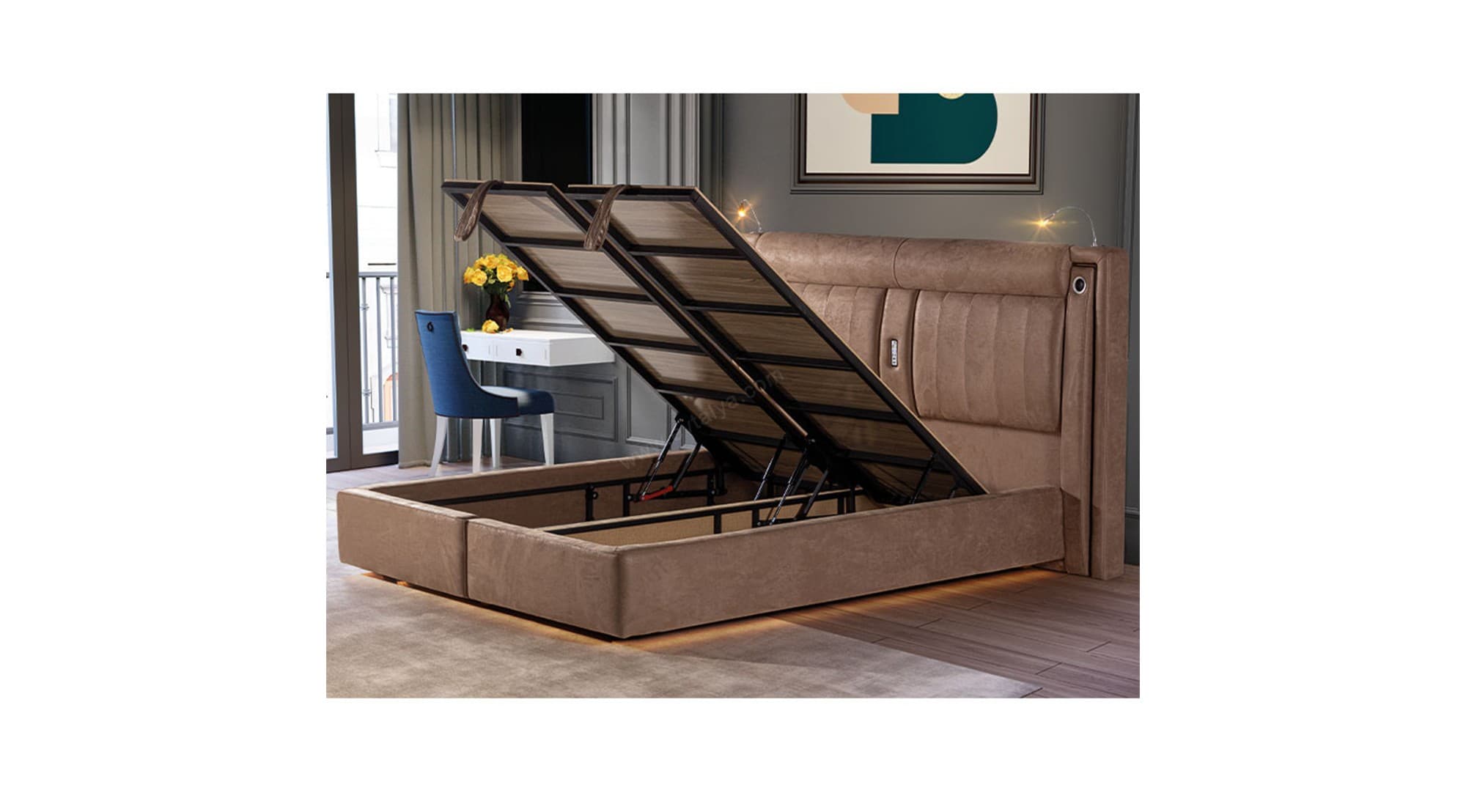 Artena Lux 160x200 Baza Yatak Set - Image 3