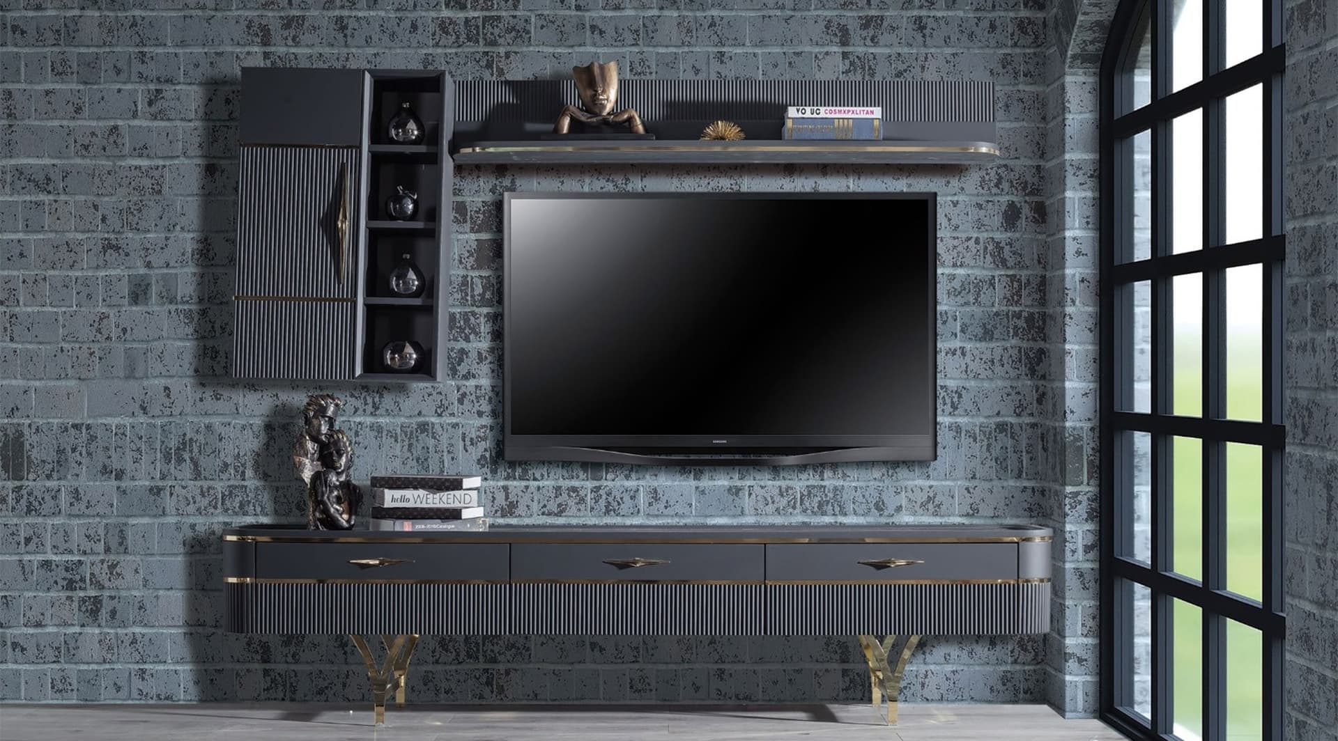 Arven Antrasit Tv Ünitesi 1