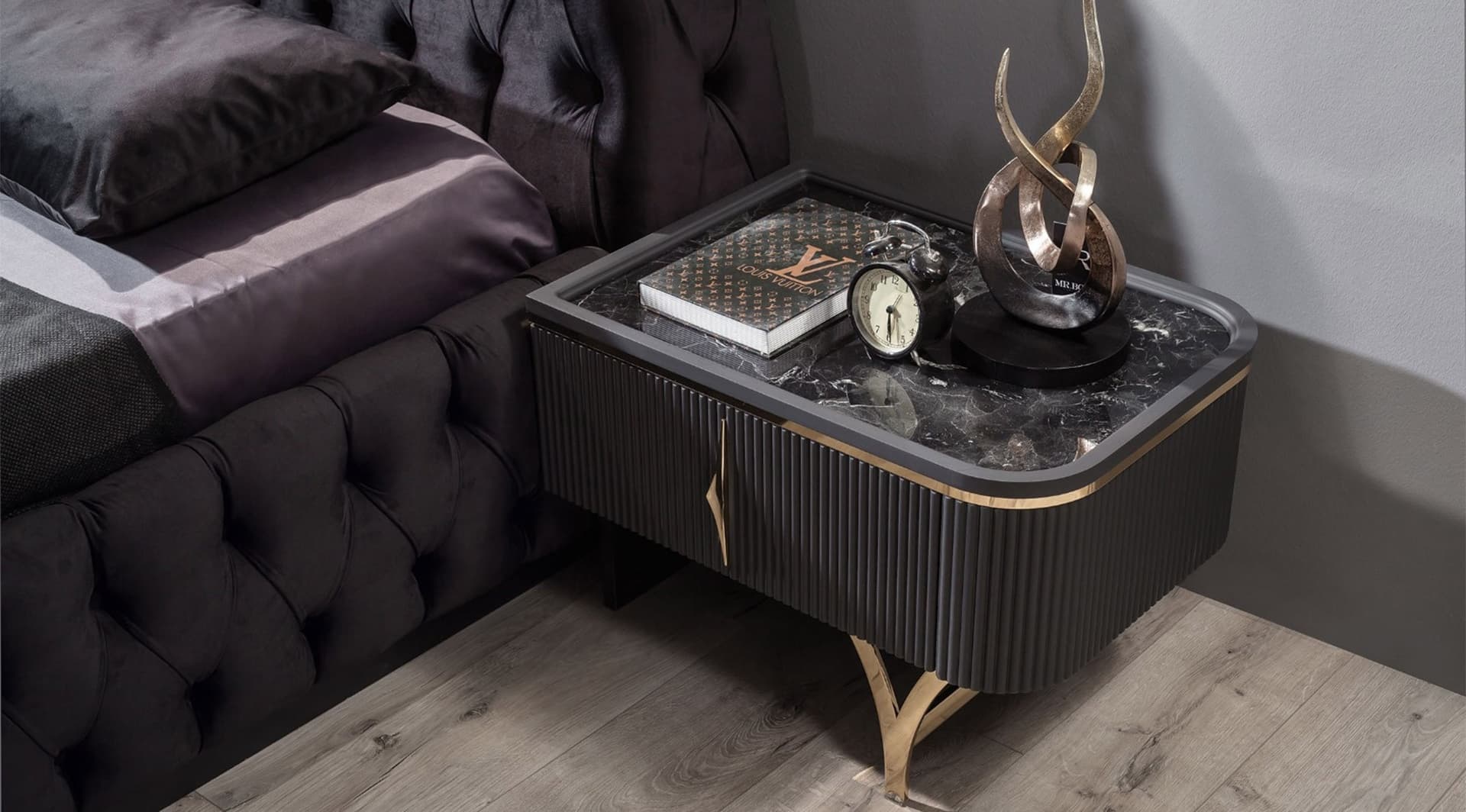 Arven Antrasit Yatak Odası Takımı - Image 7