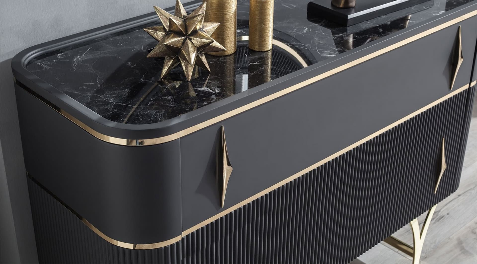 Arven Antrasit Yatak Odası Takımı - Image 9