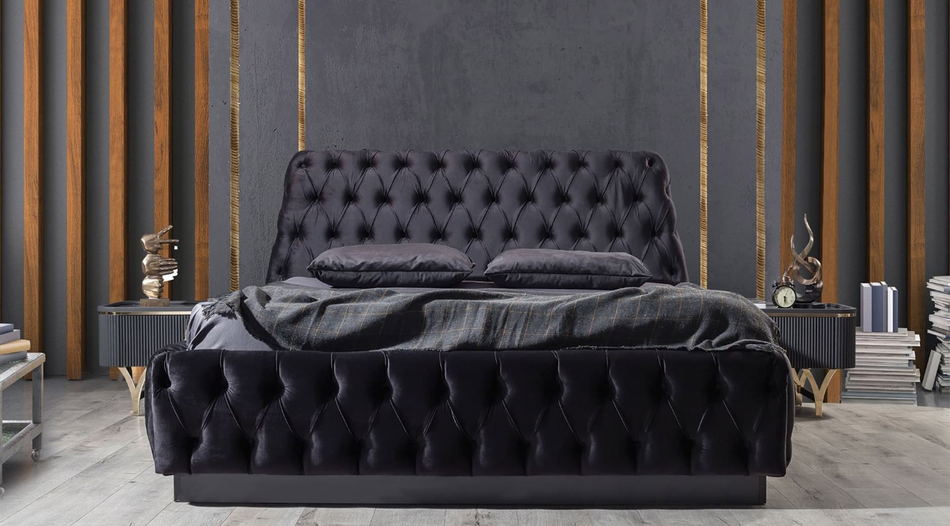 Arven Antrasit Yatak Odası Takımı - Image 2