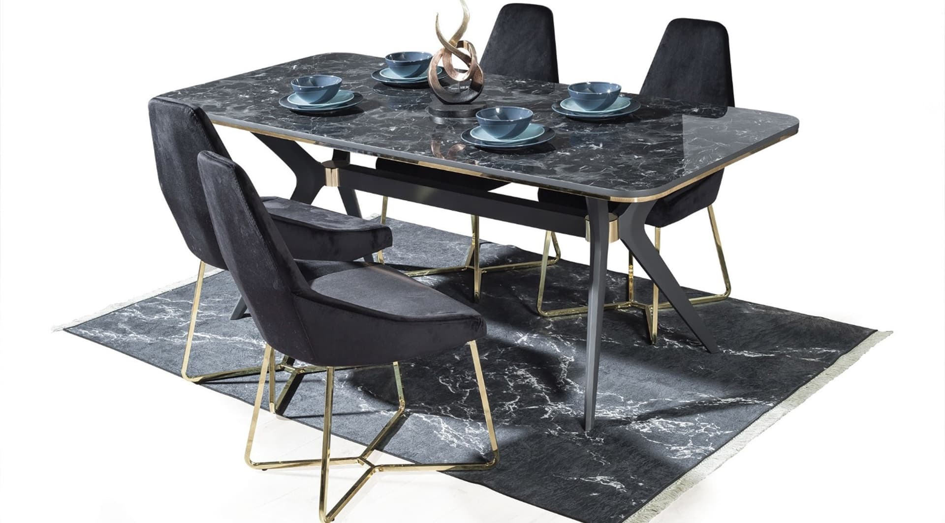 Arven Antrasit Yemek Odası Takımı - Image 8