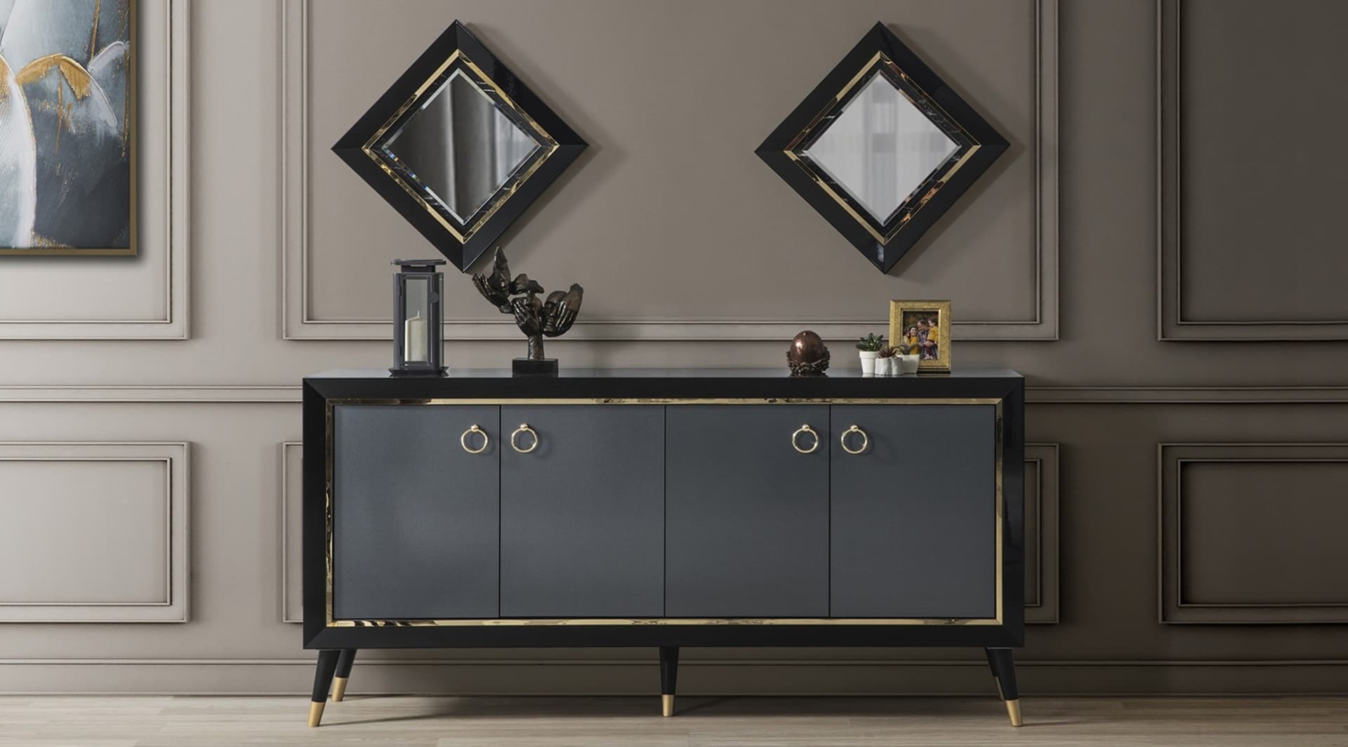 Asil Siyah Yemek Odası Takımı - Image 3