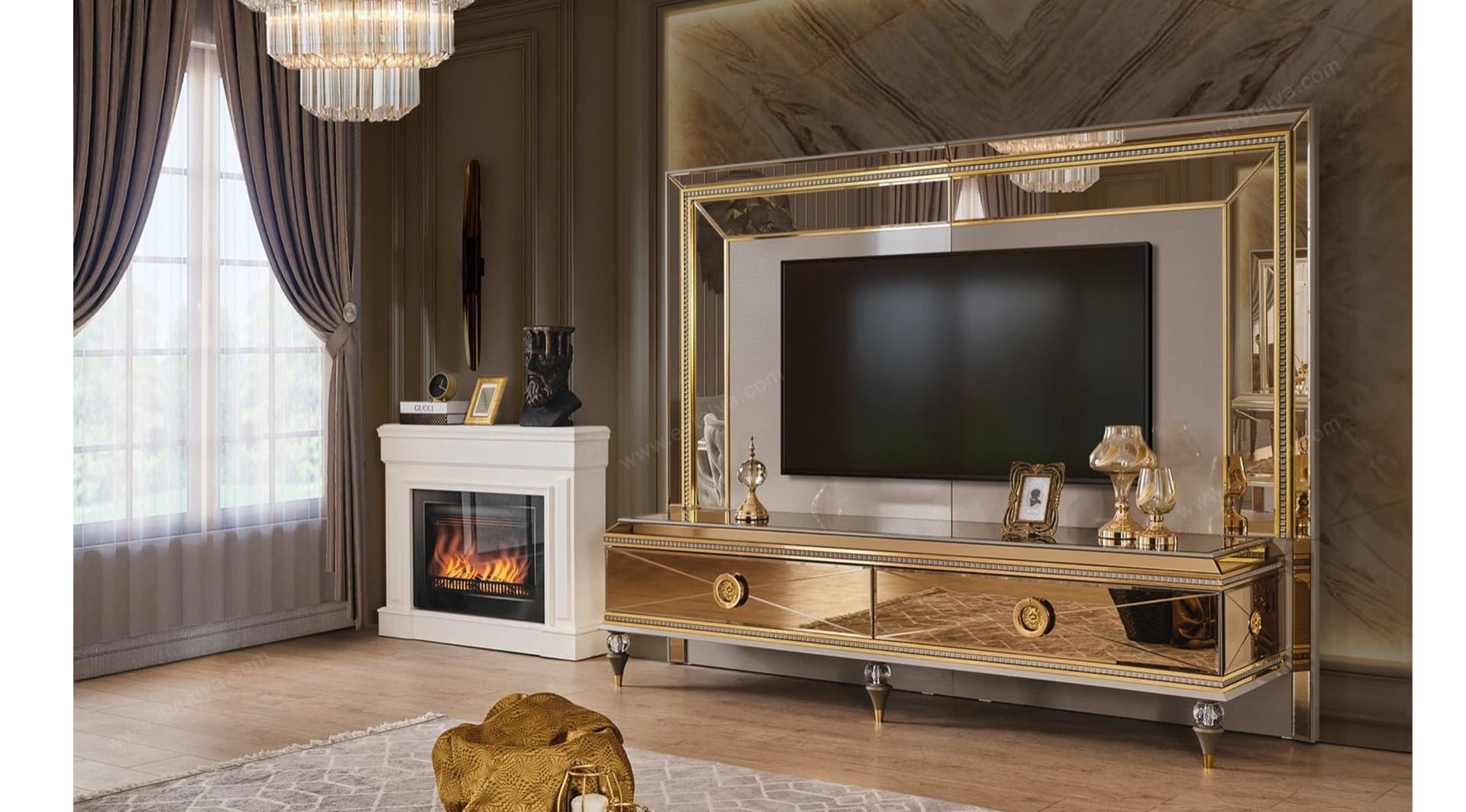 Aşiyan Art Deco Tv Ünitesi 2