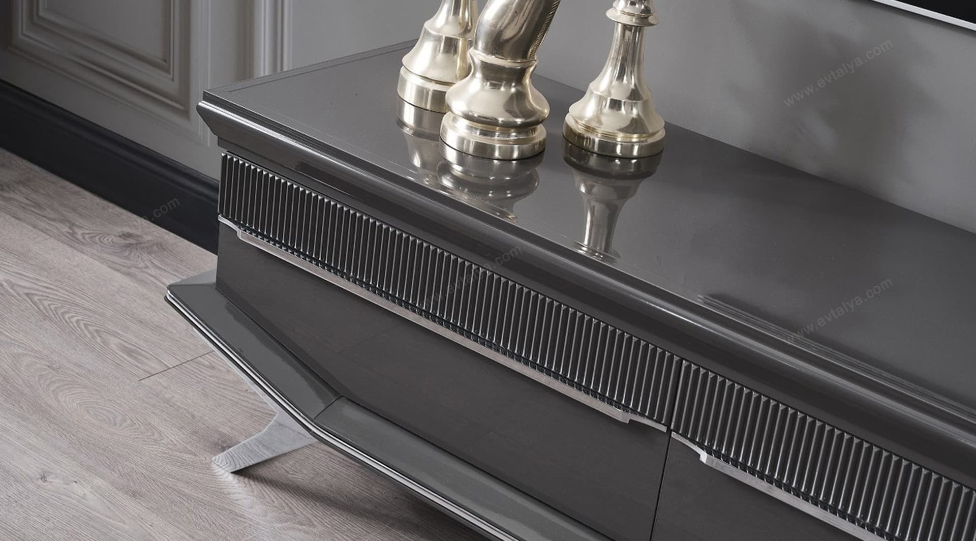 Asya Antrasit Krom Tv Ünitesi 5