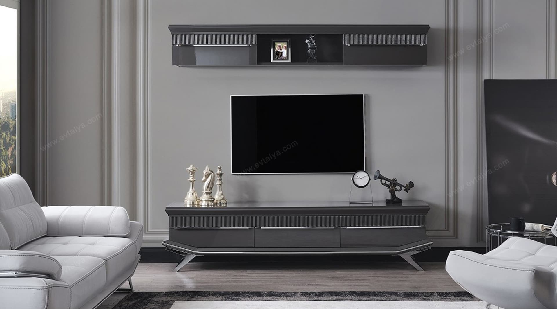 Asya Antrasit Krom Tv Ünitesi 1