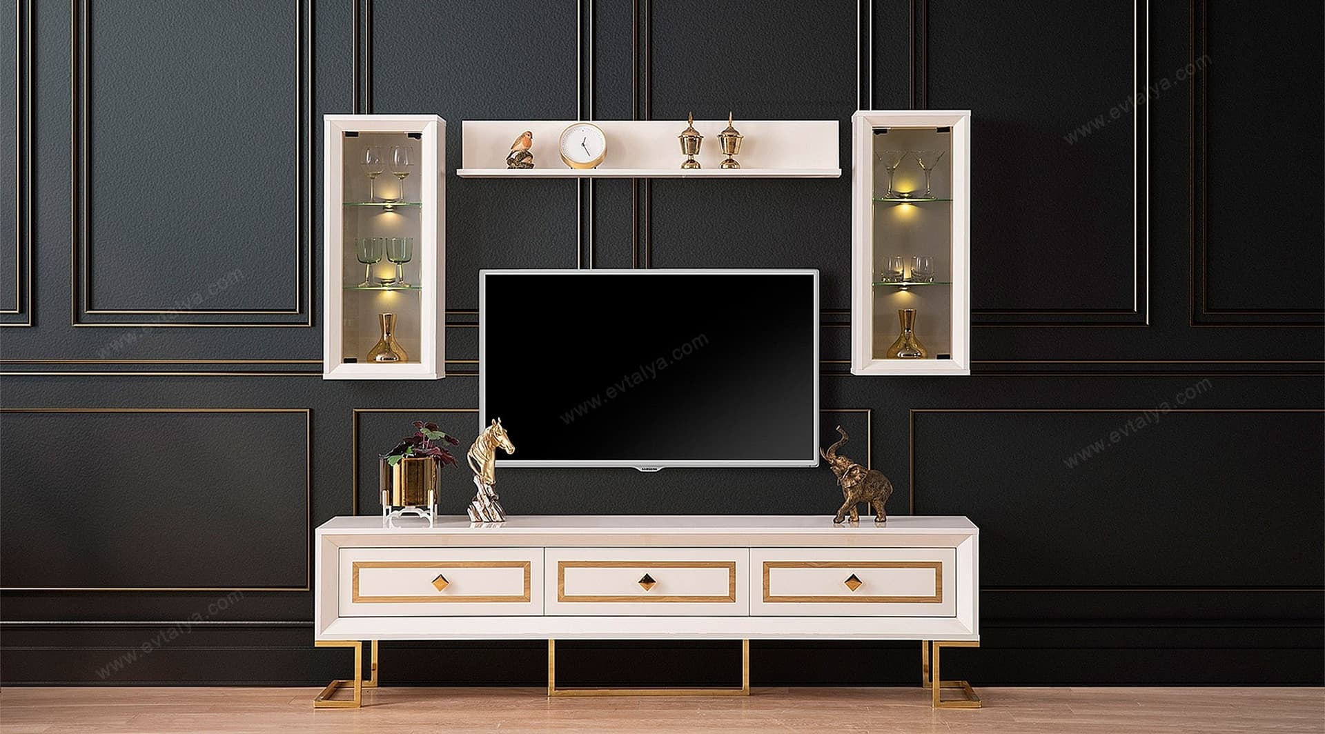 Berrak Gold Modern Tv Ünitesi - Image 1