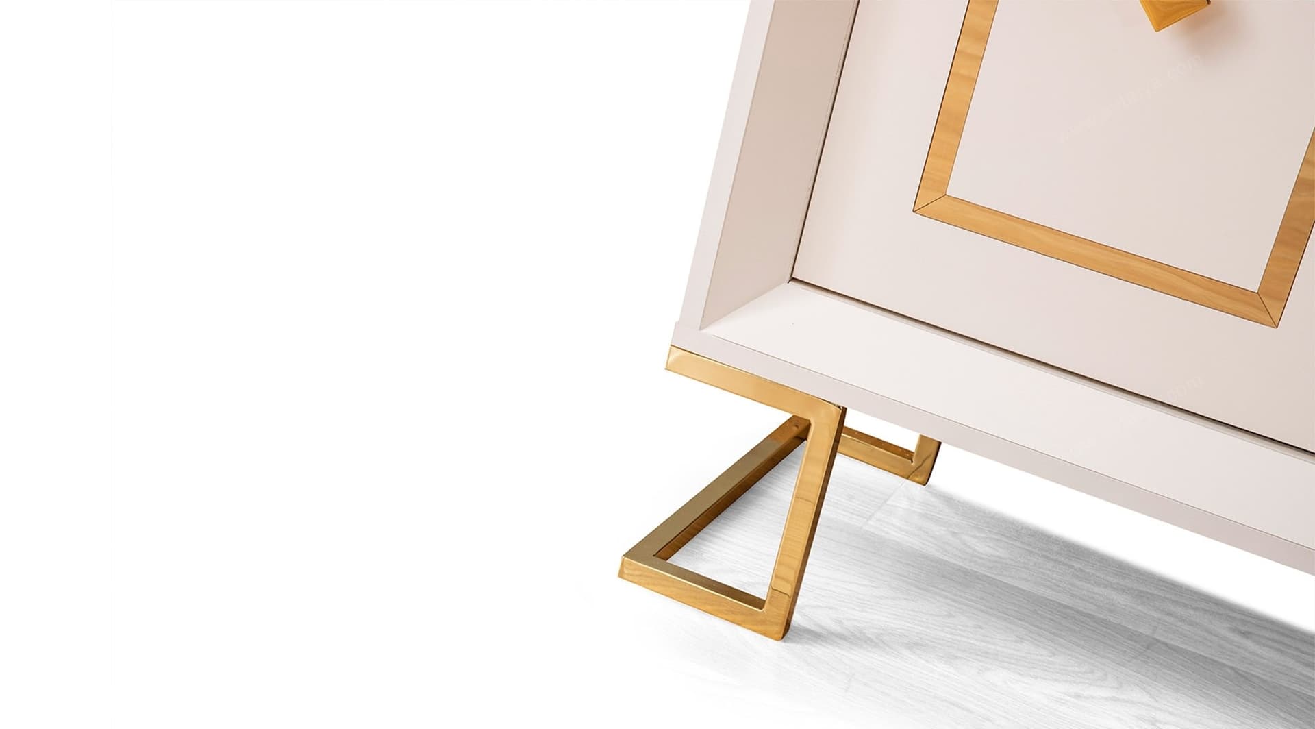 Berrak Beyaz Gold Yemek Odası Takımı - Image 7