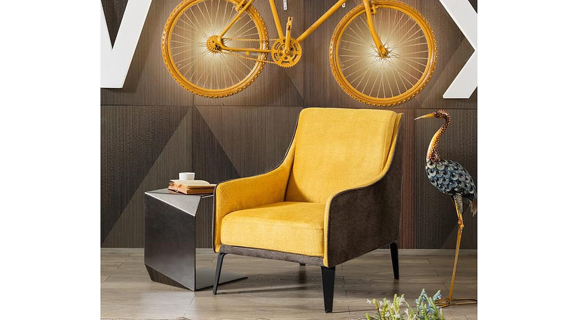 Best Concept Gri Modern Berjer - Image 2