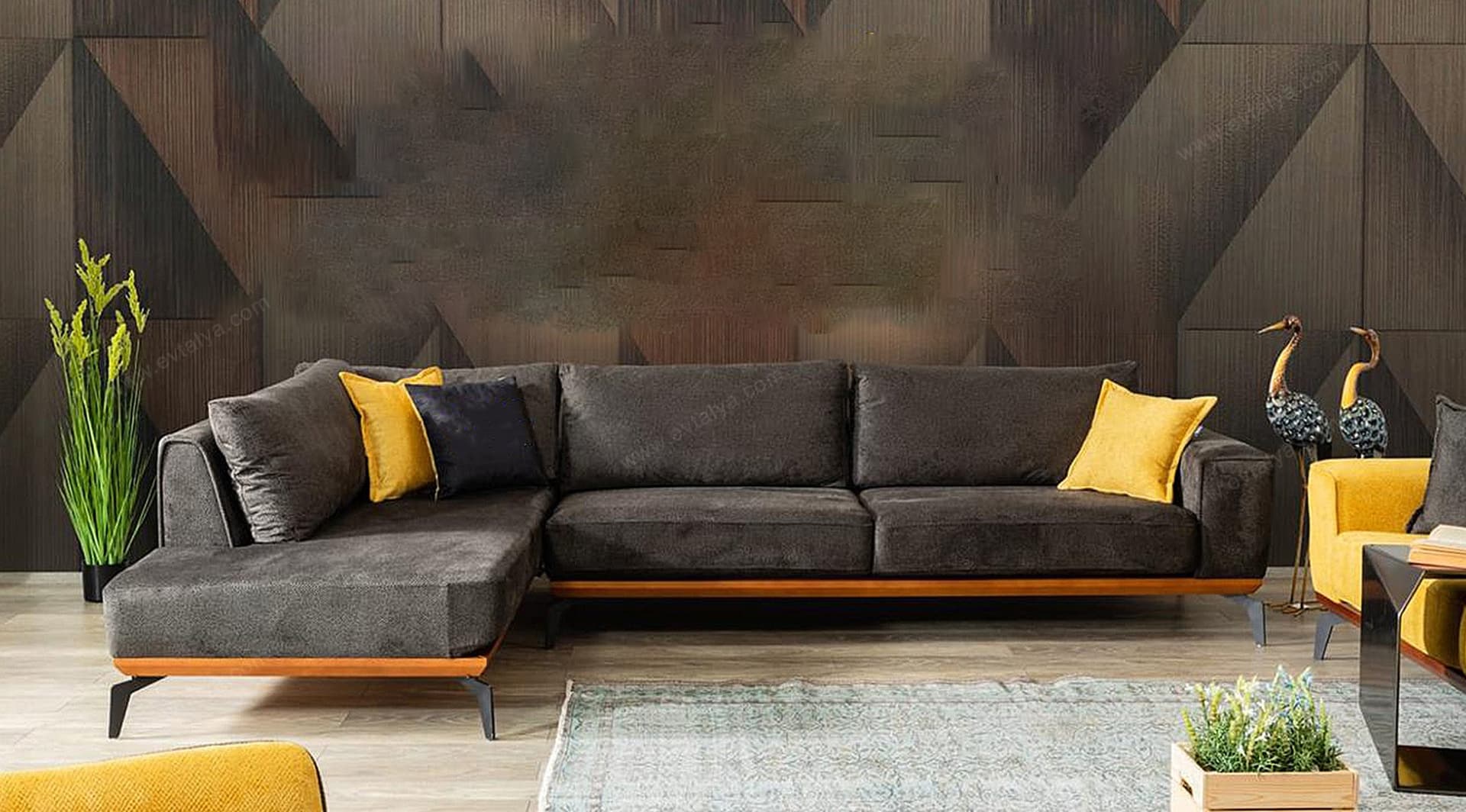 Best Concept Gri Modern Köşe Koltuk Takımı Takımı - Image 2