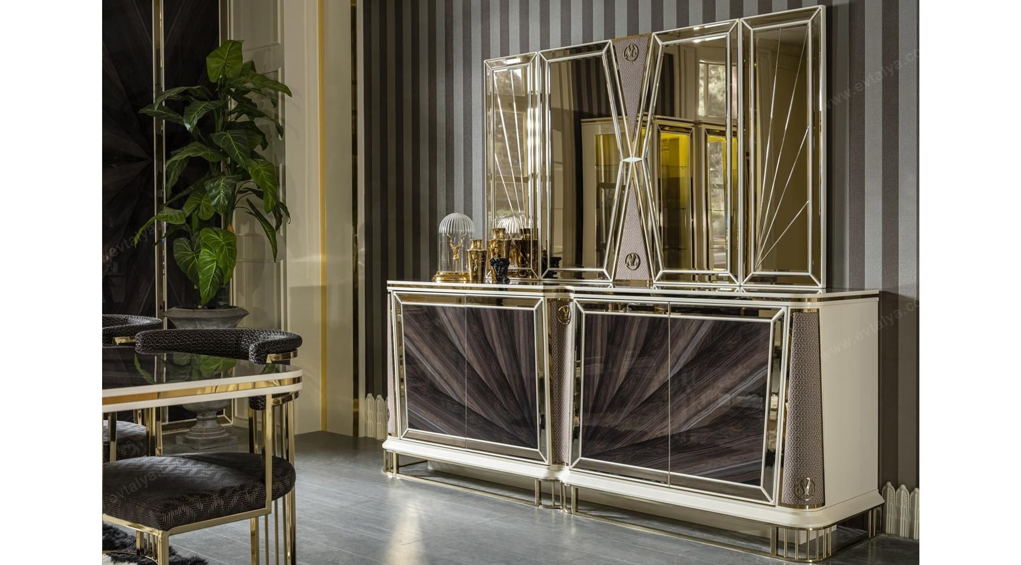 Bugatti Lüks Avangard Yemek Odası Takımı - Image 3