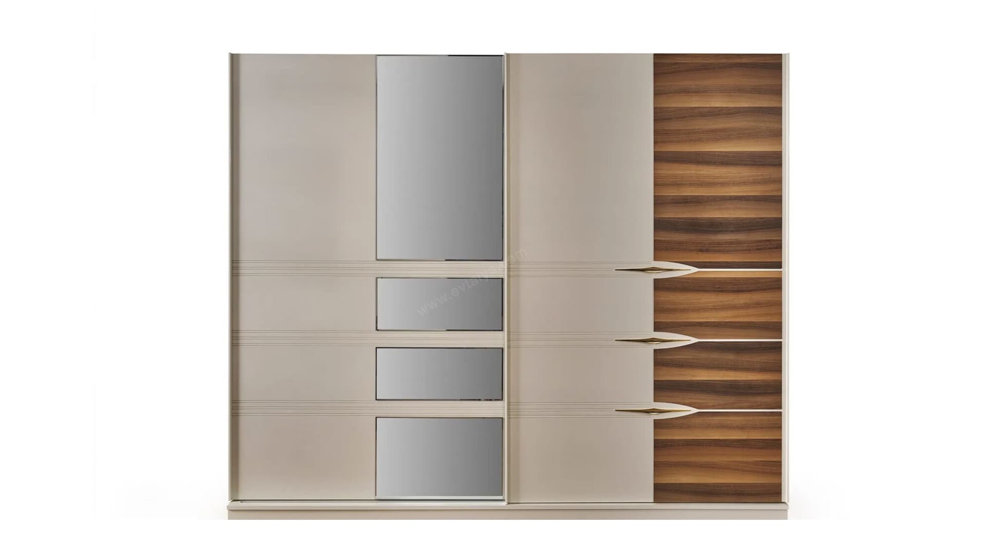 Cazibe Ekru Yatak Odası Takımı - Image 1