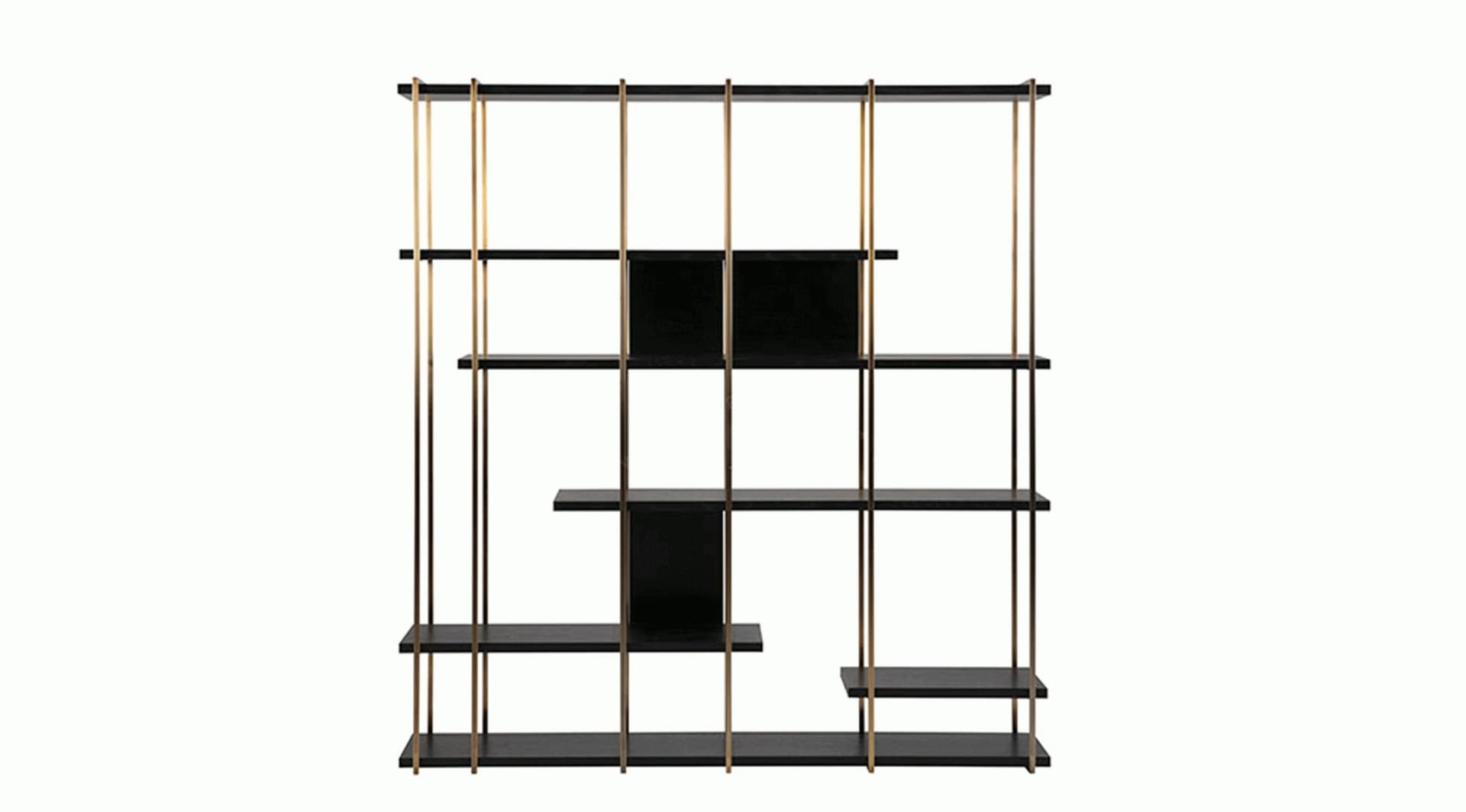 Cooper Gold Metal Kitaplık - Image 1