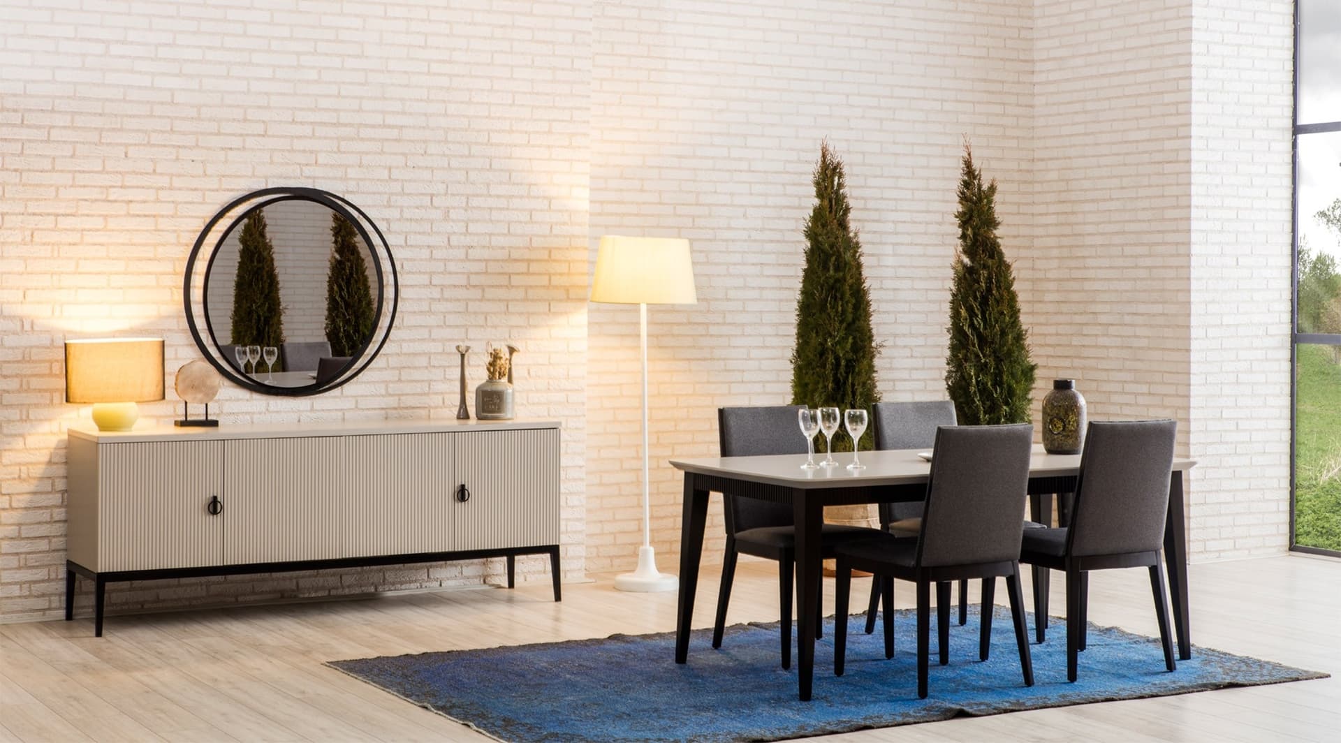 Defne Reflekt Yemek Odası Takımı 1